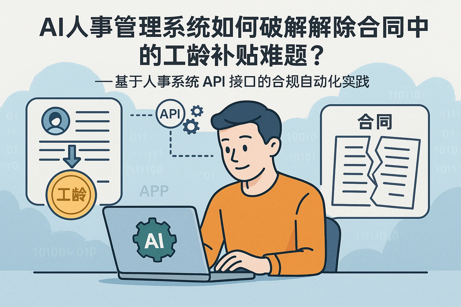 AI人事管理系统如何破解解除合同中的工龄补贴难题?——基于人事系统API接口的合规自动化实践
