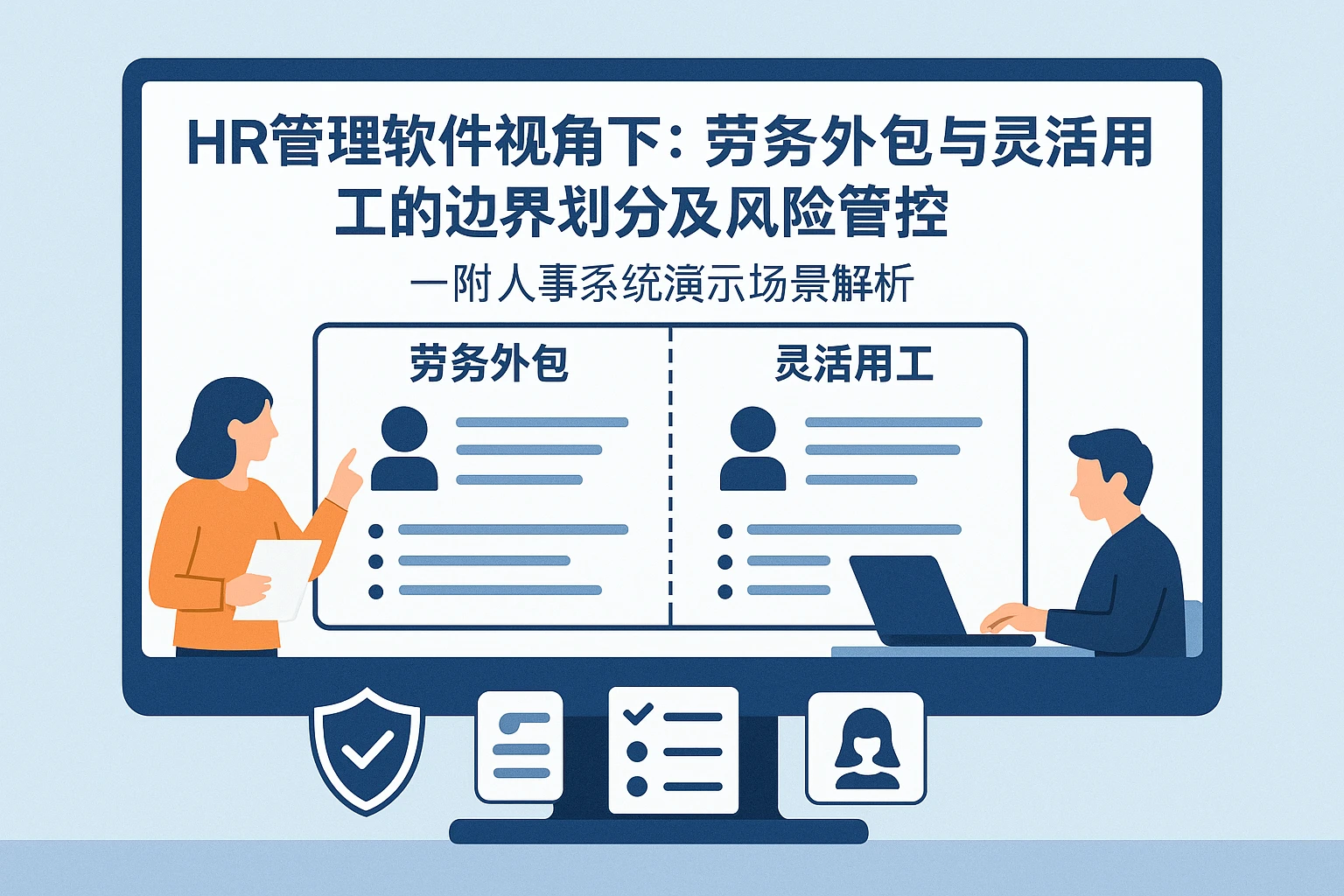 HR管理软件视角下:劳务外包与灵活用工的边界划分及风险管控——附人事系统演示场景解析