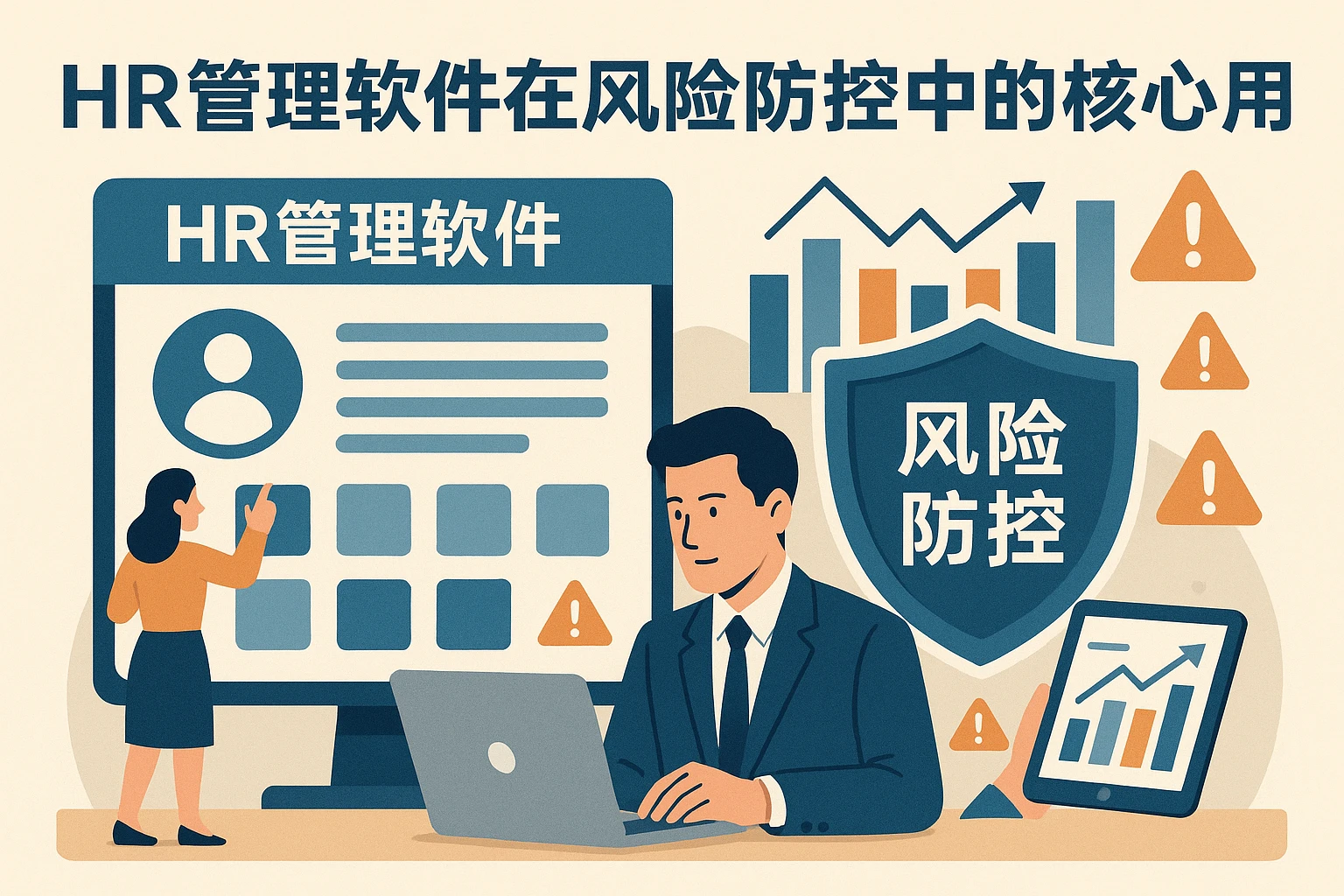 HR管理软件在风险防控中的核心作用
