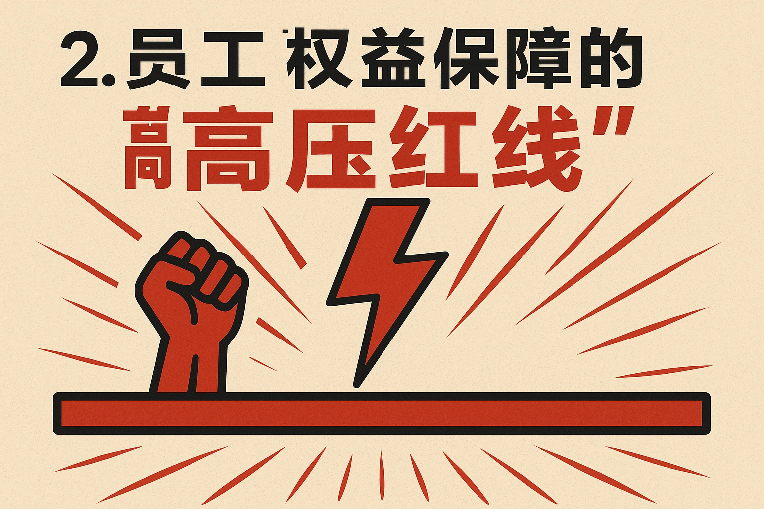 2. 员工权益保障的“高压红线”