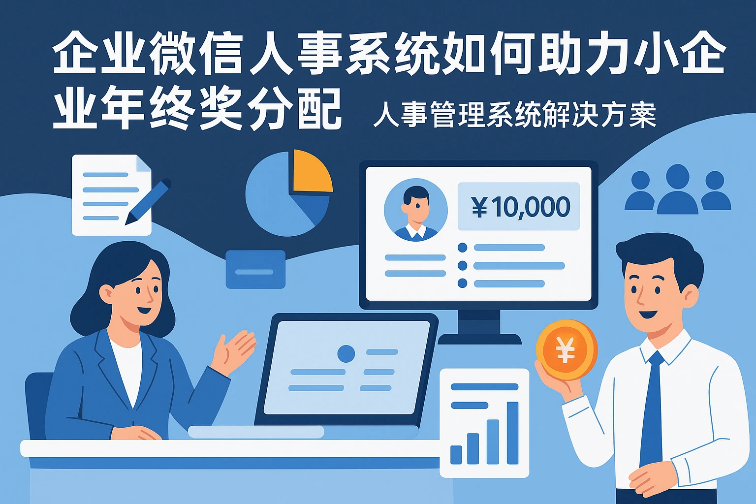 企业微信人事系统如何助力小企业年终奖分配 - 人事管理系统解决方案