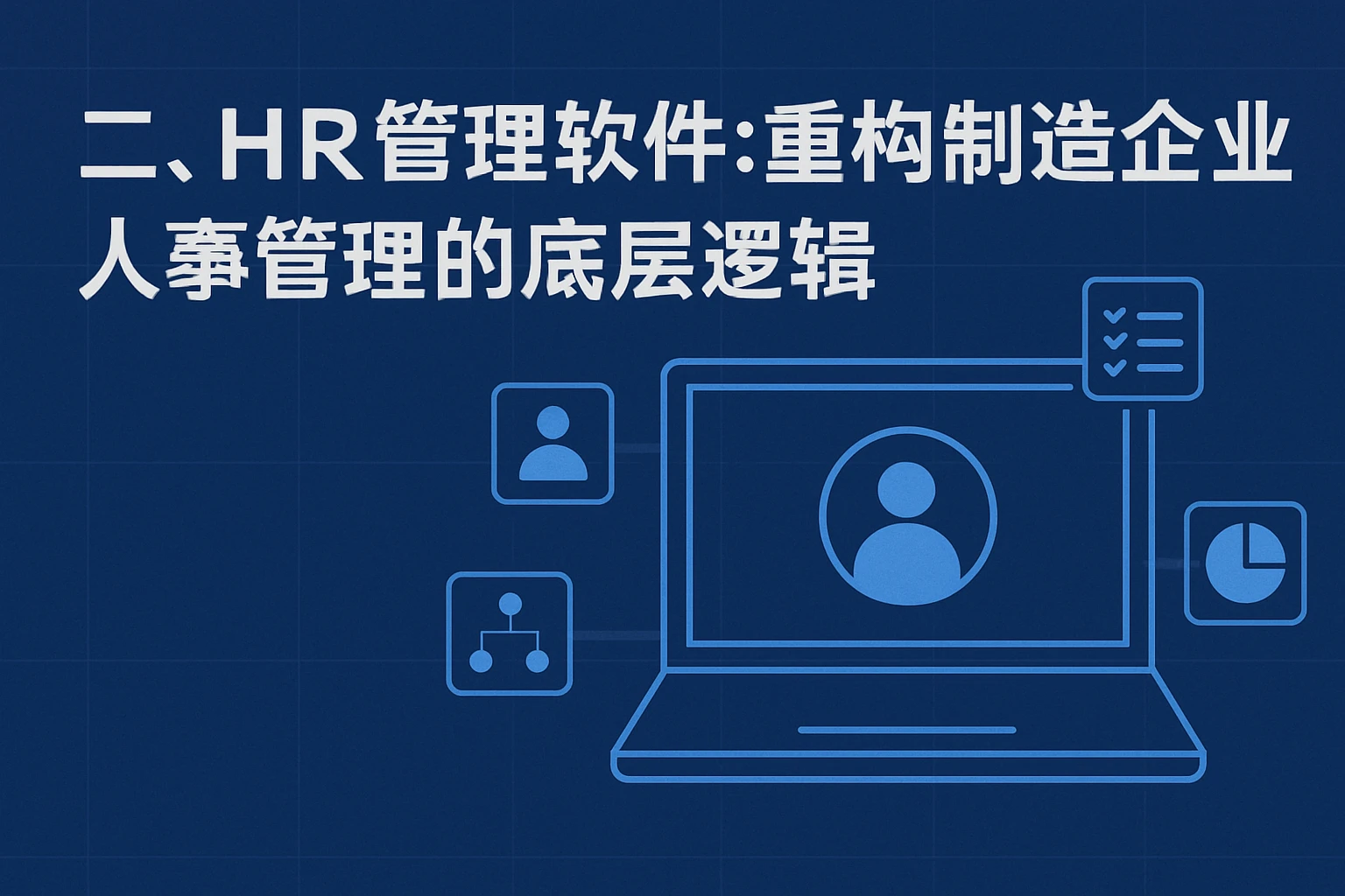 二、HR管理软件：重构制造企业人事管理的底层逻辑