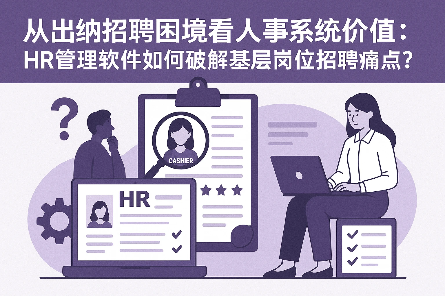 从出纳招聘困境看人事系统价值：HR管理软件如何破解基层岗位招聘痛点？