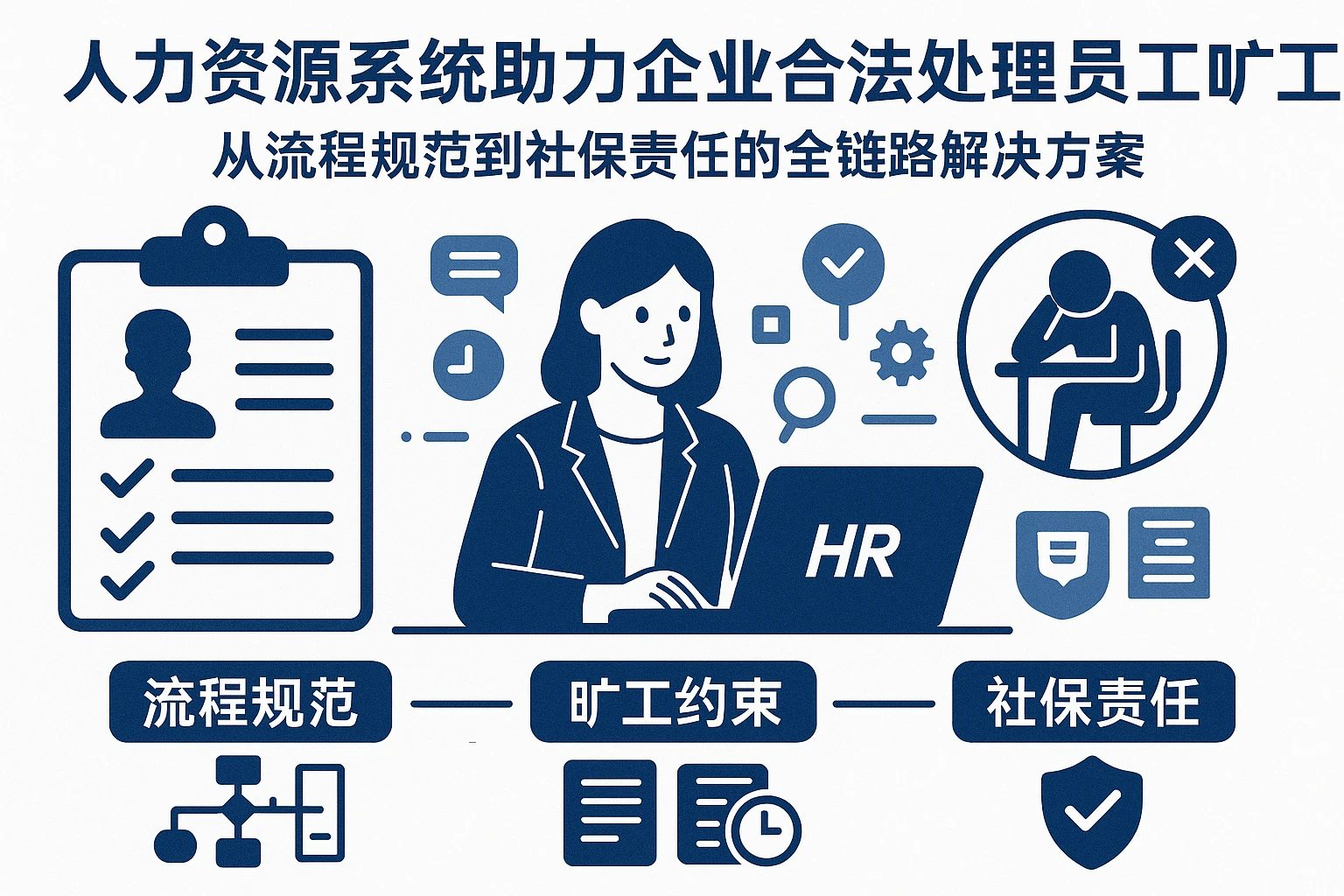 人力资源系统助力企业合法处理员工旷工：从流程规范到社保责任的全链路解决方案