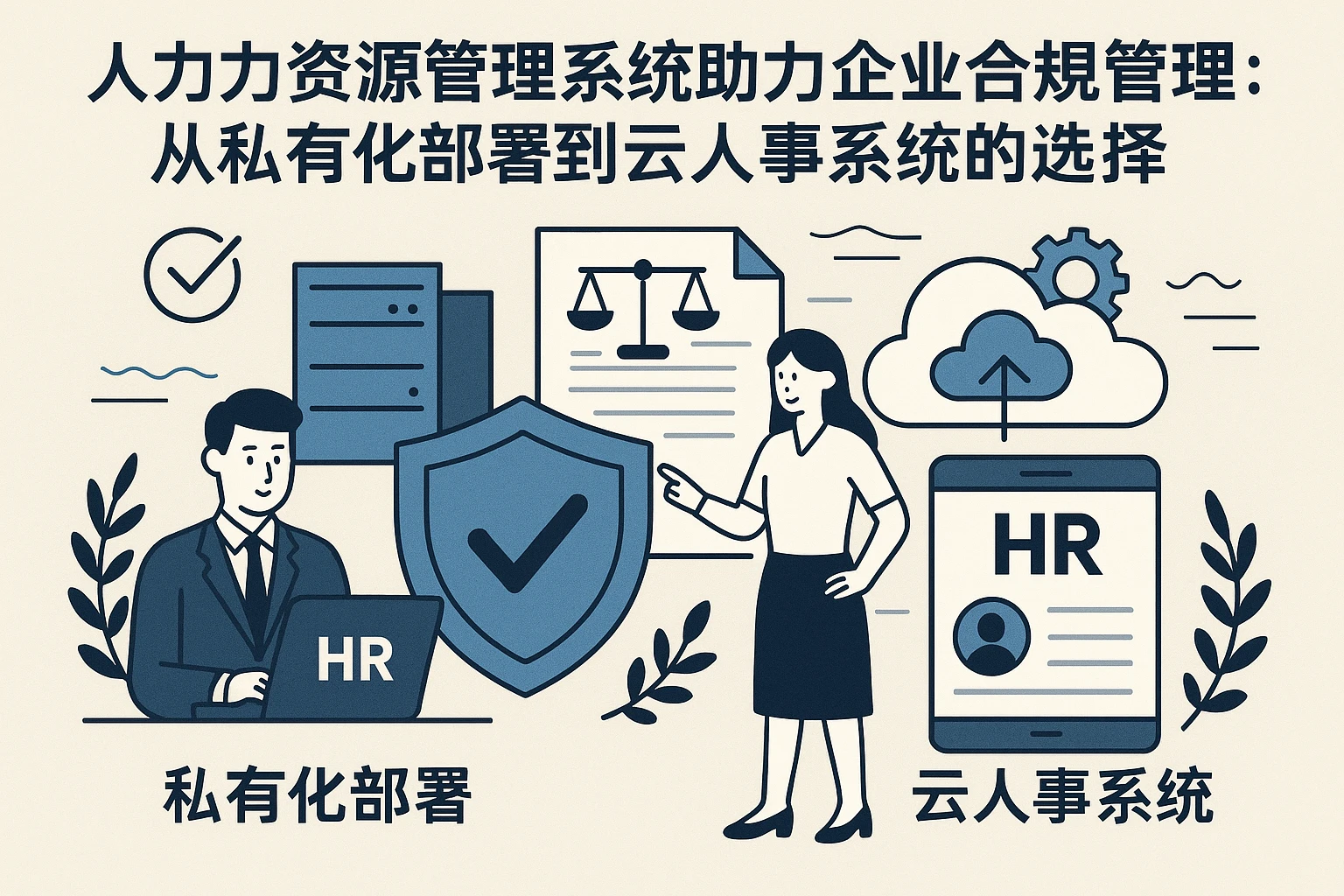 人力资源管理系统助力企业合规管理:从私有化部署到云人事系统的选择