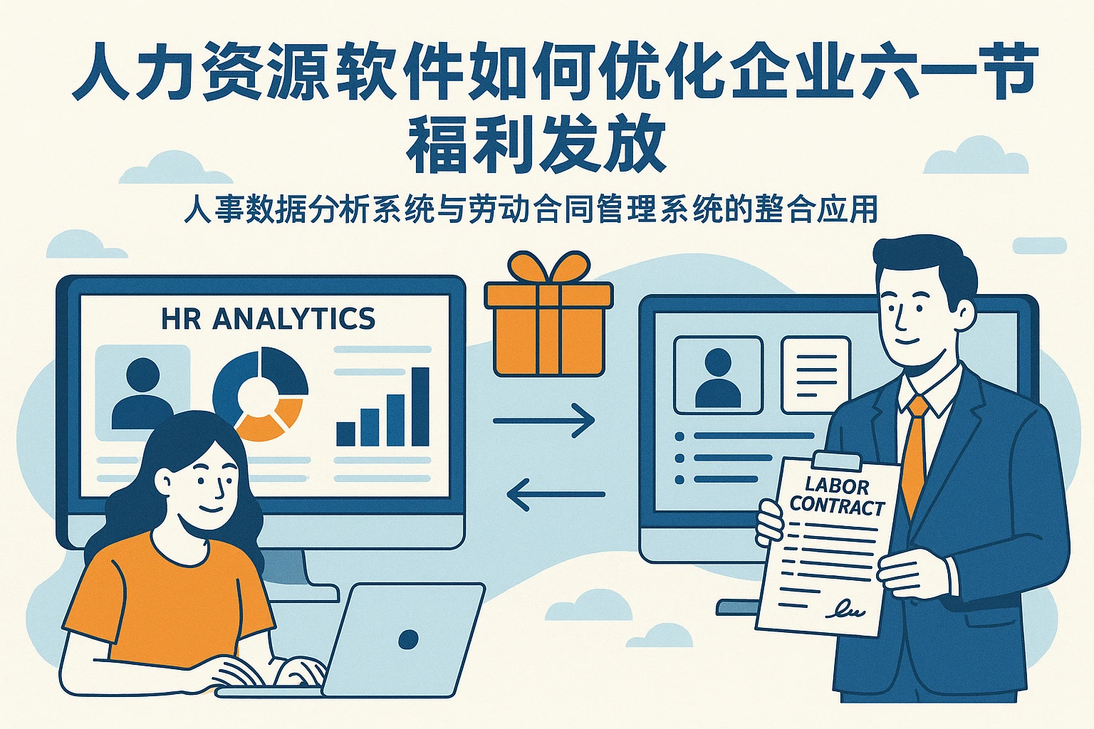 人力资源软件如何优化企业六一节福利发放:人事数据分析系统与劳动合同管理系统的整合应用
