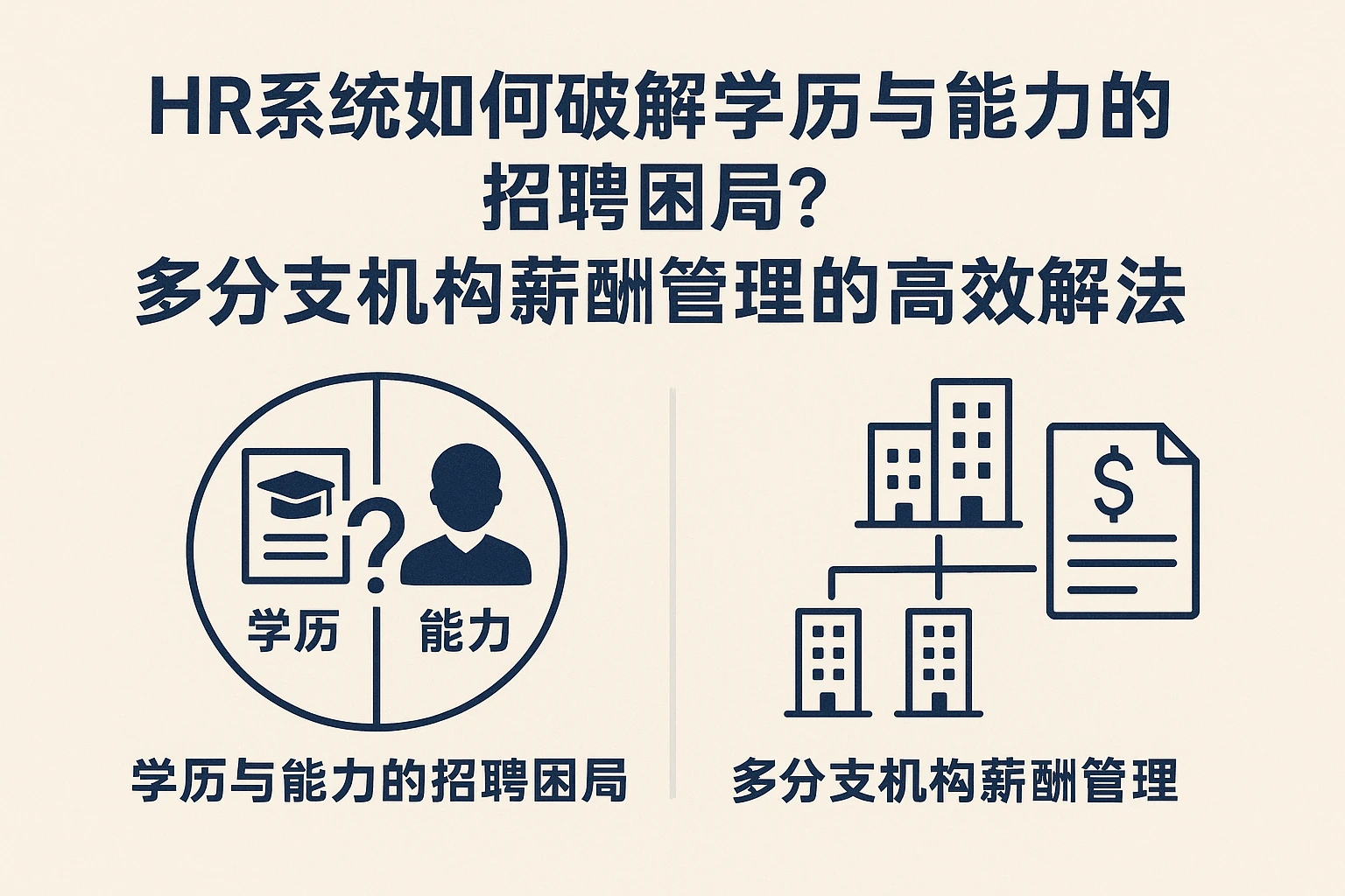 HR系统如何破解学历与能力的招聘困局？多分支机构薪酬管理的高效解法