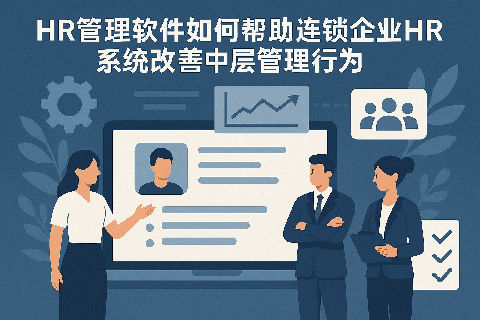 HR管理软件如何帮助连锁企业HR系统改善中层管理行为