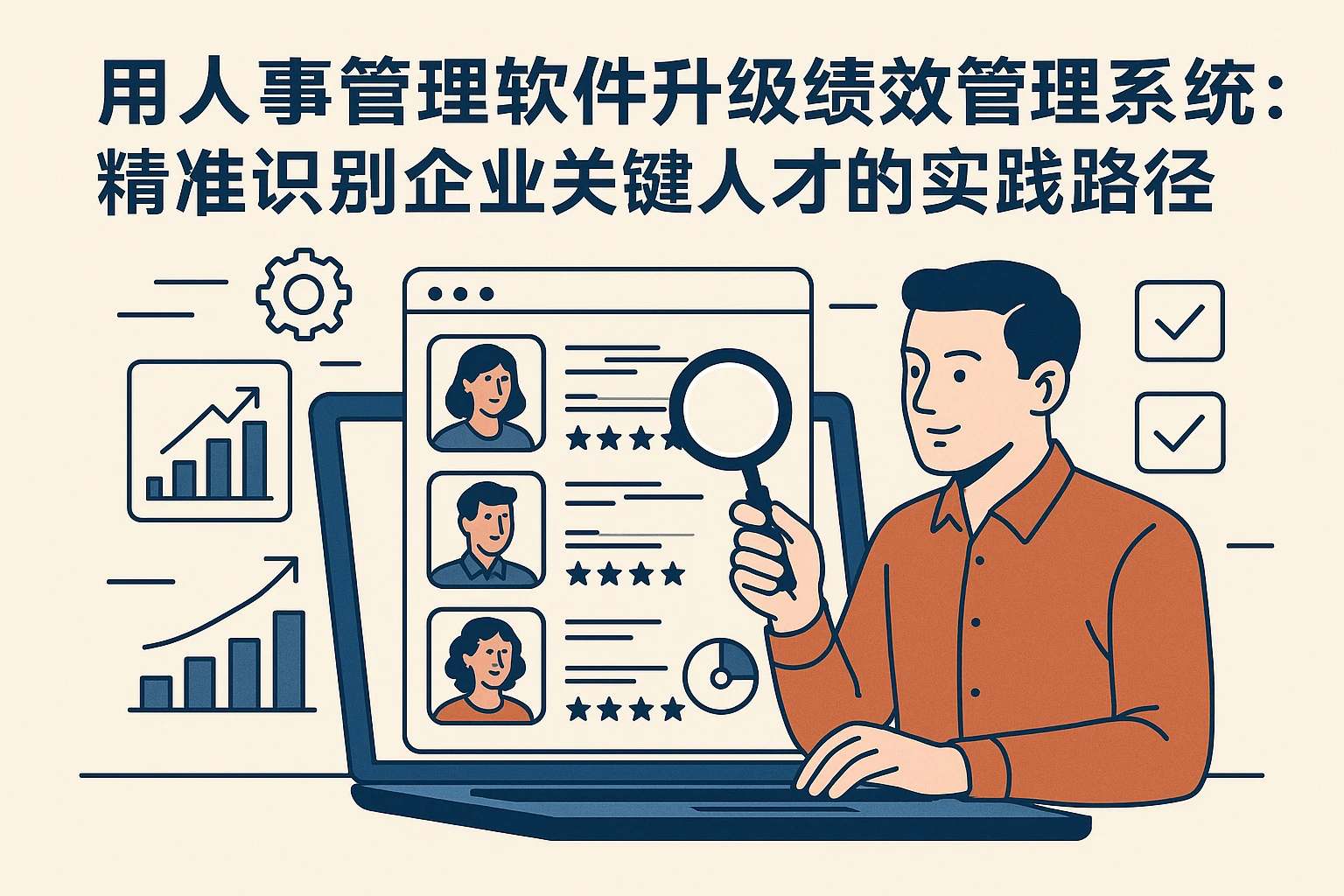 用人事管理软件升级绩效管理系统:精准识别企业关键人才的实践路径