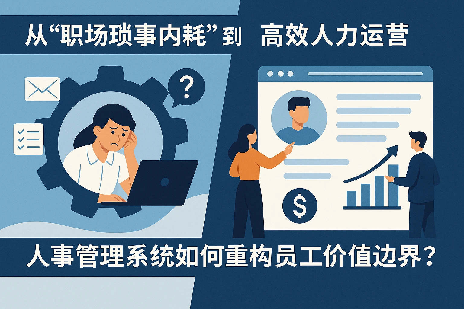 从“职场琐事内耗”到“高效人力运营”:人事管理系统如何重构员工价值边界?