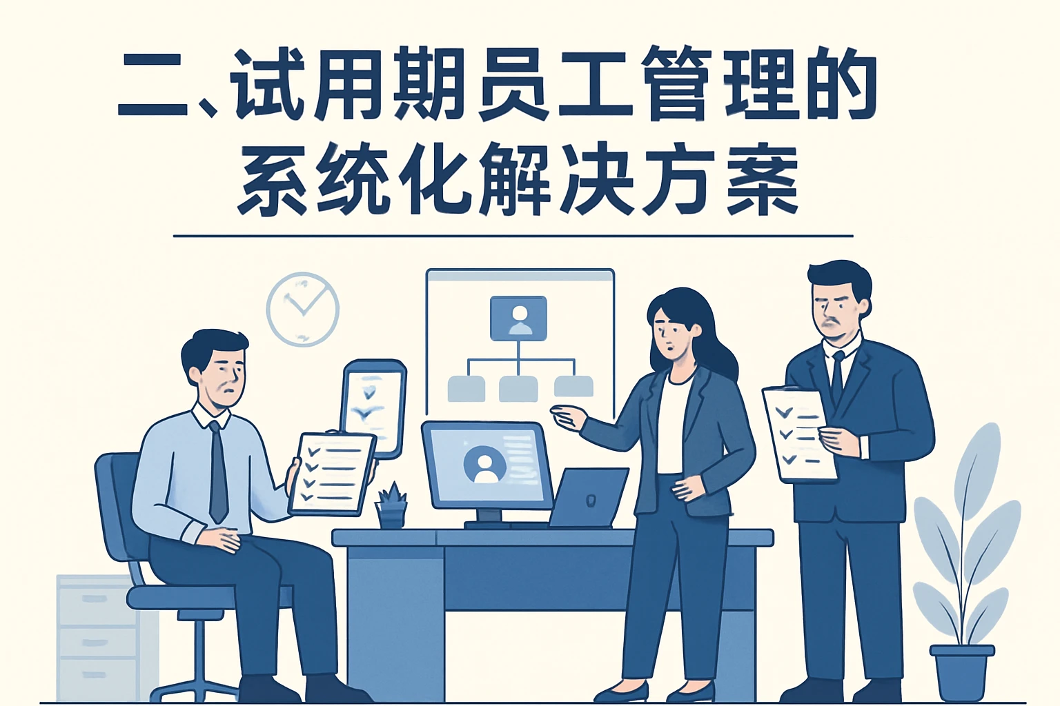 二、试用期员工管理的系统化解决方案
