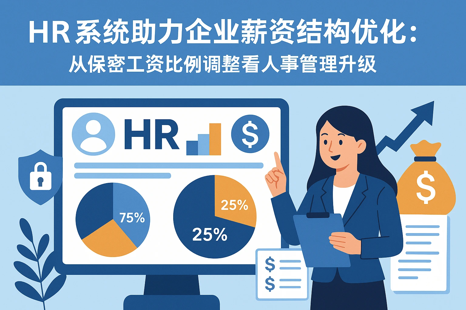 HR系统助力企业薪资结构优化：从保密工资比例调整看人事管理升级