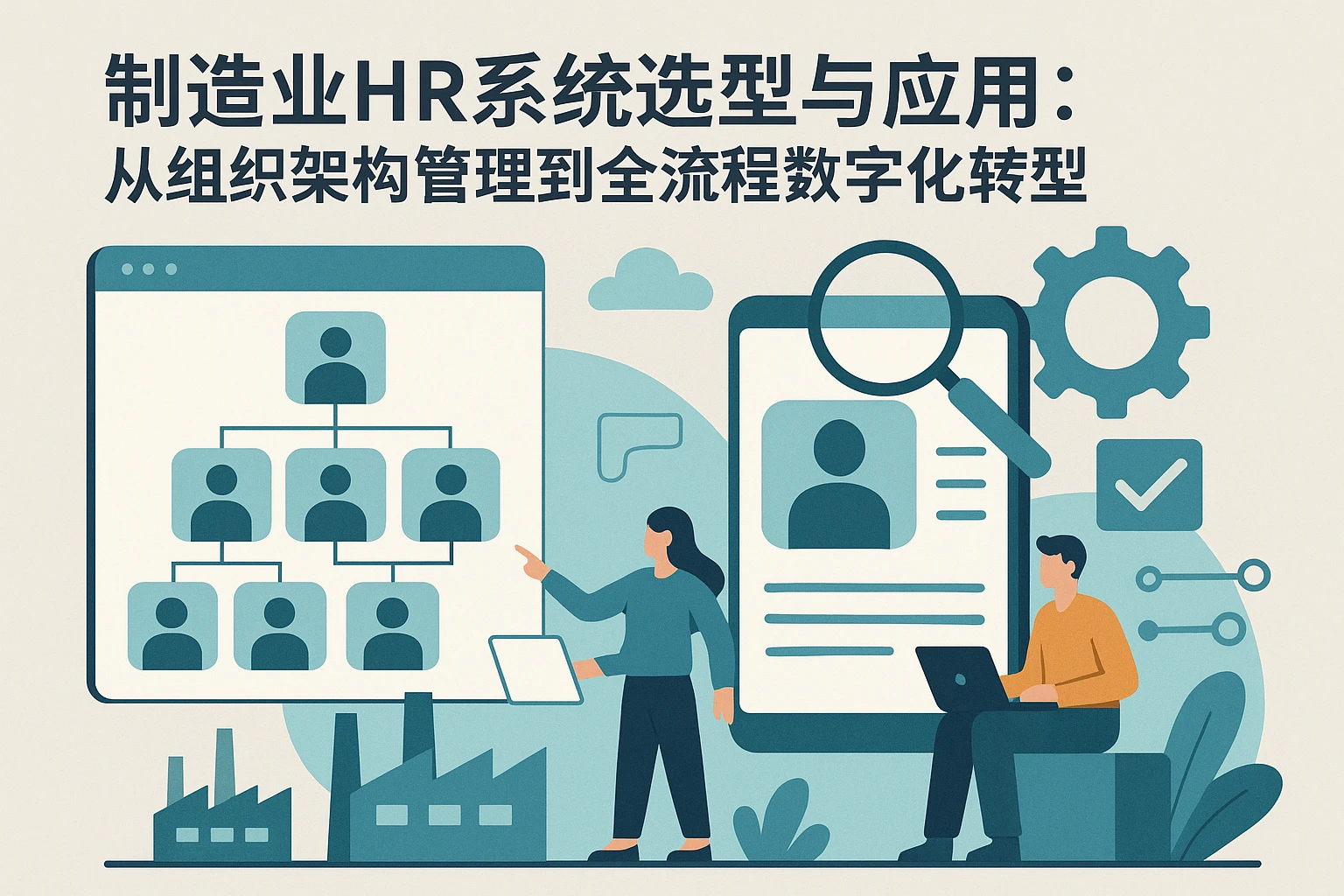 制造业HR系统选型与应用：从组织架构管理到全流程数字化转型