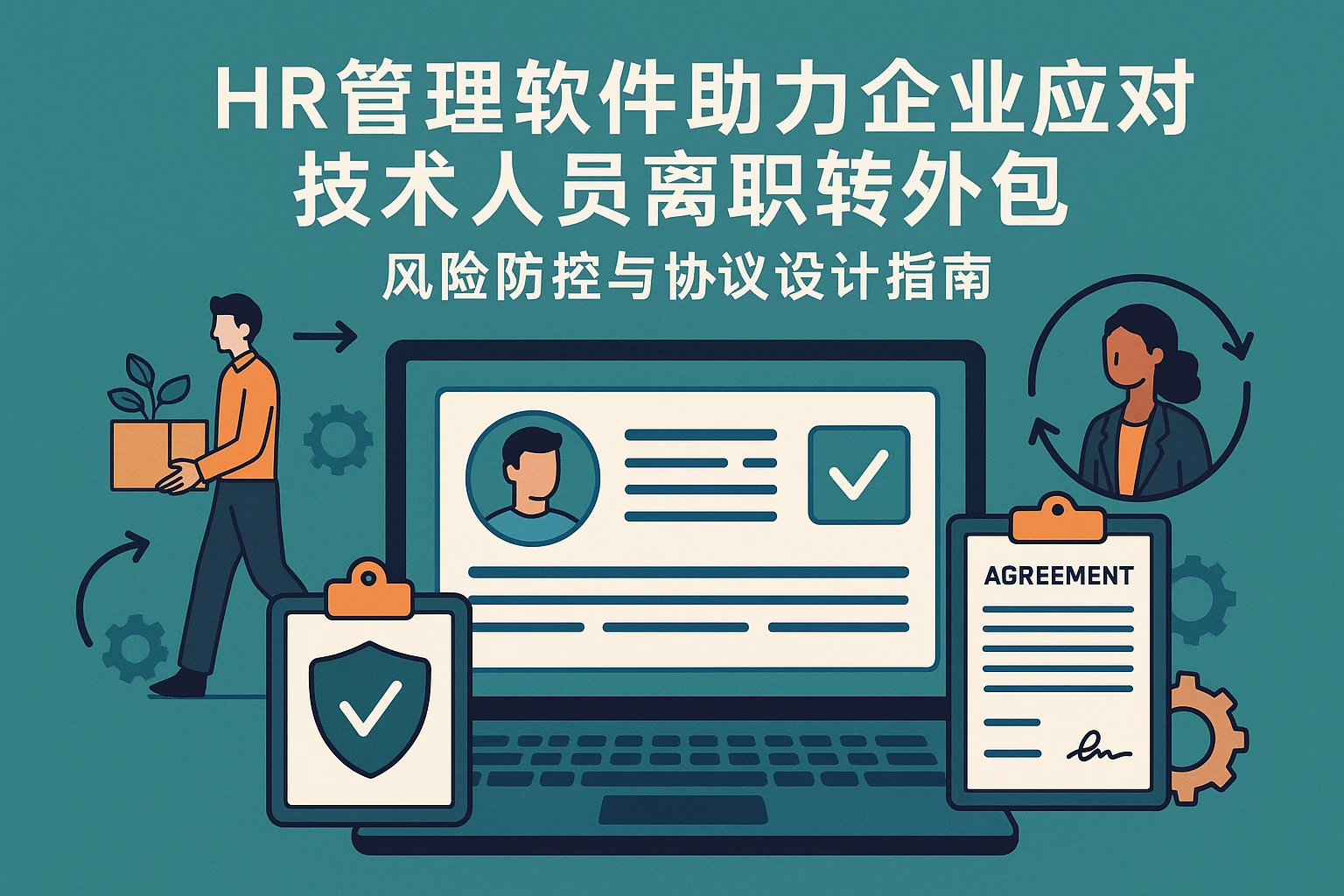 HR管理软件助力企业应对技术人员离职转外包:风险防控与协议设计指南