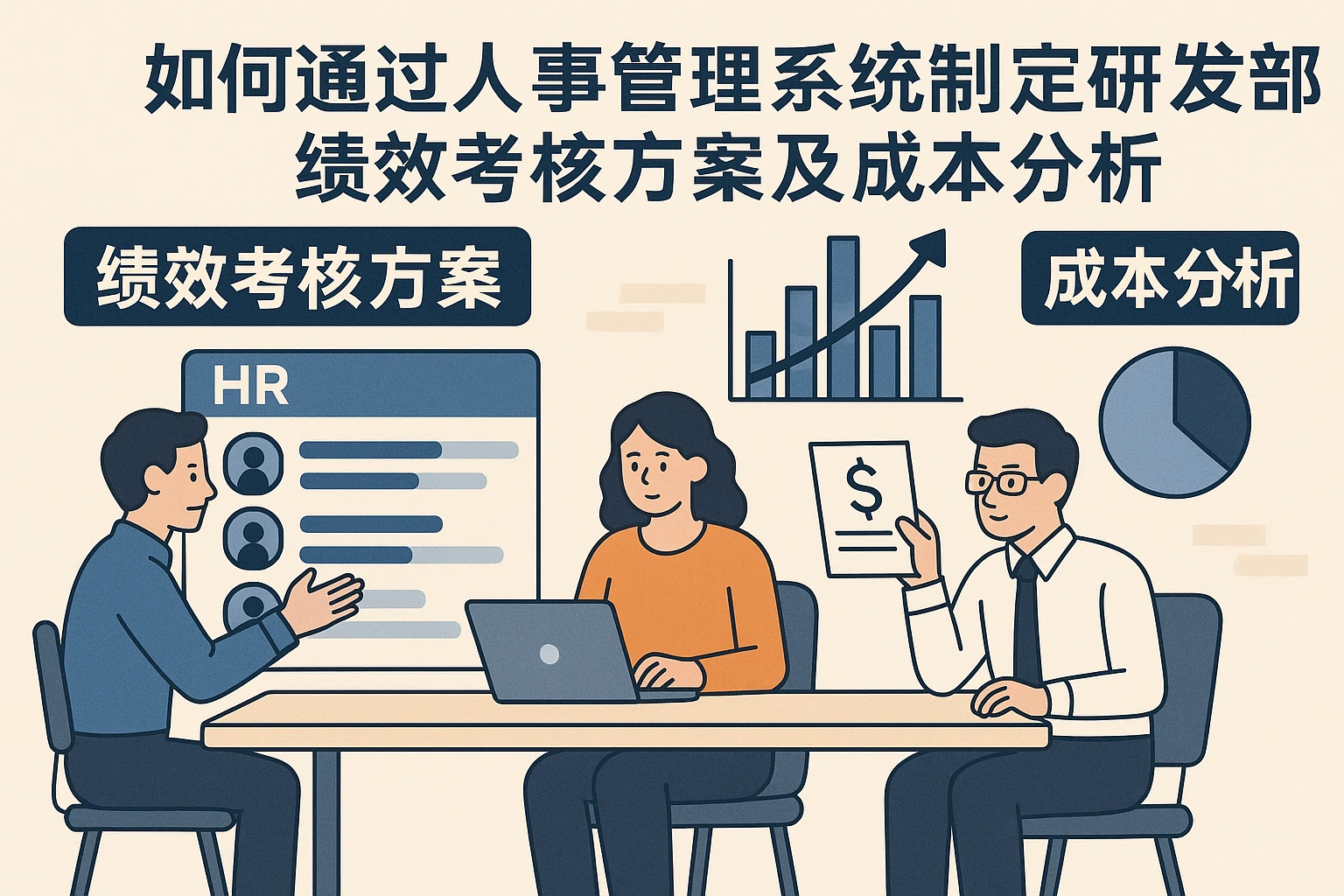如何通过人事管理系统制定研发部绩效考核方案及成本分析