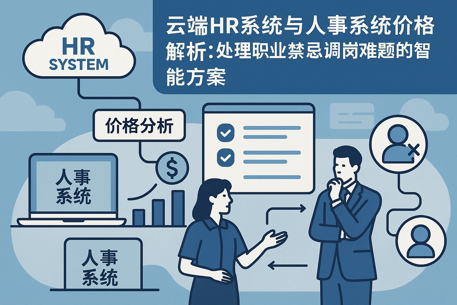 云端HR系统与人事系统价格解析：处理职业禁忌调岗难题的智能方案