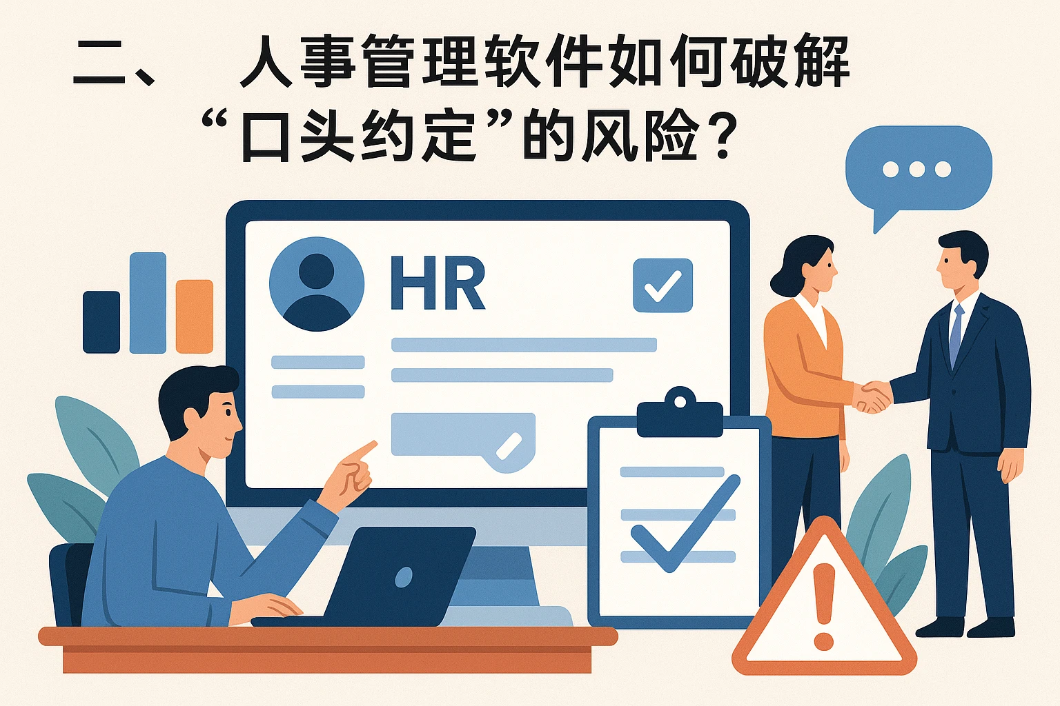 二、人事管理软件如何破解“口头约定”的风险？