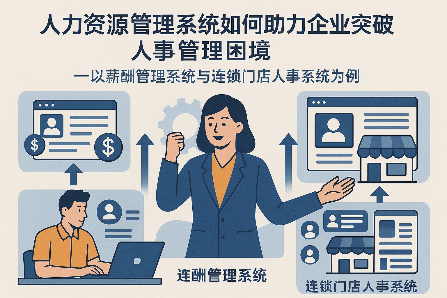 人力资源管理系统如何助力企业突破人事管理困境——以薪酬管理系统与连锁门店人事系统为例
