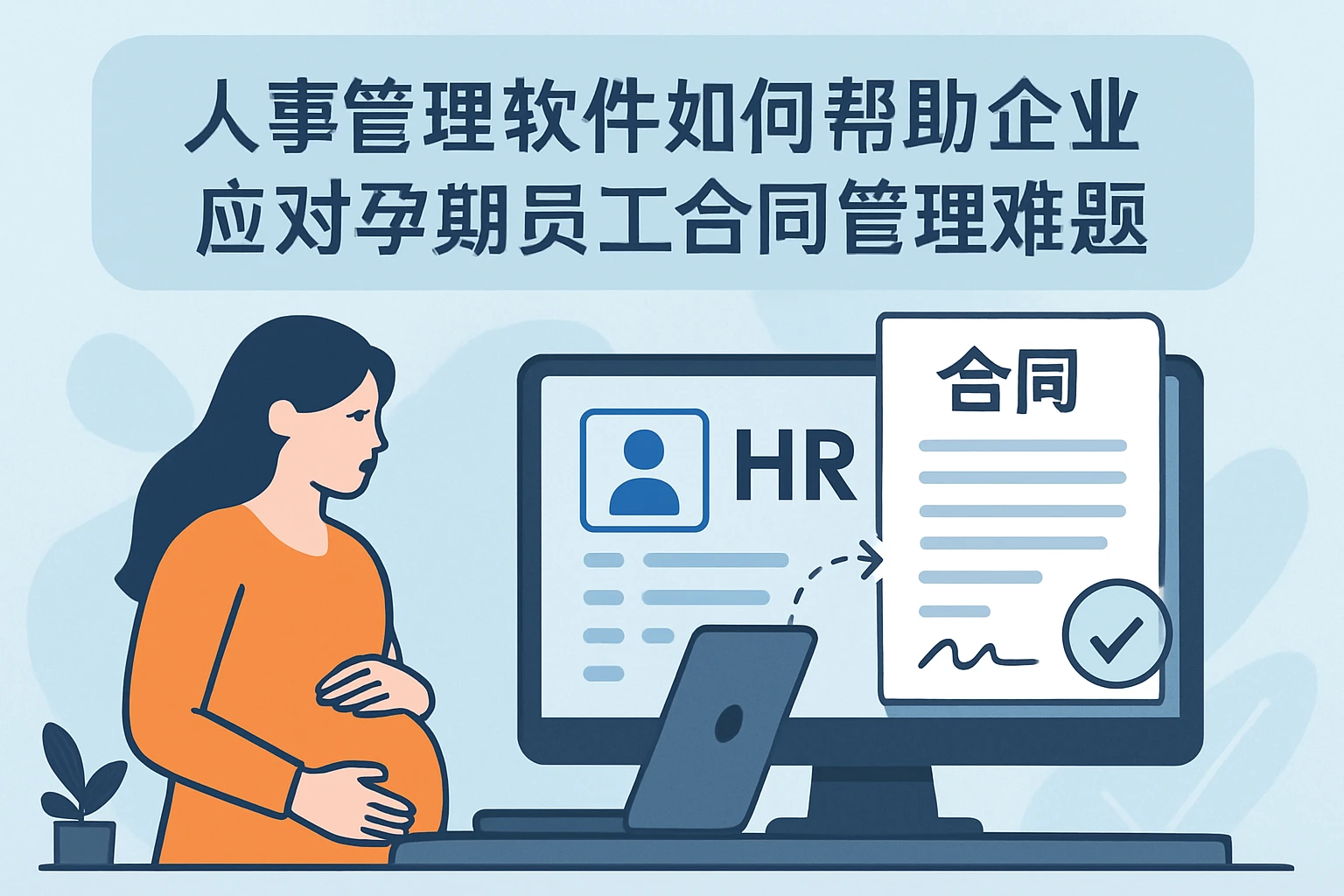 人事管理软件如何帮助企业应对孕期员工合同管理难题