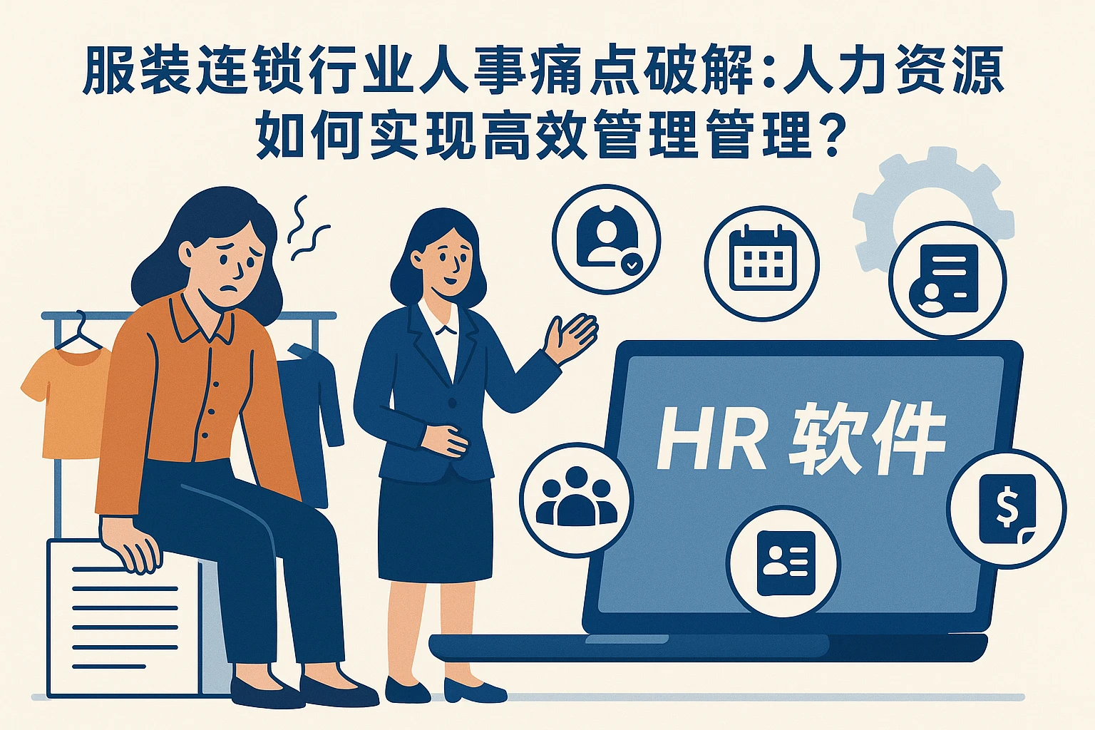 服装连锁行业人事痛点破解：人力资源软件如何实现高效管理？