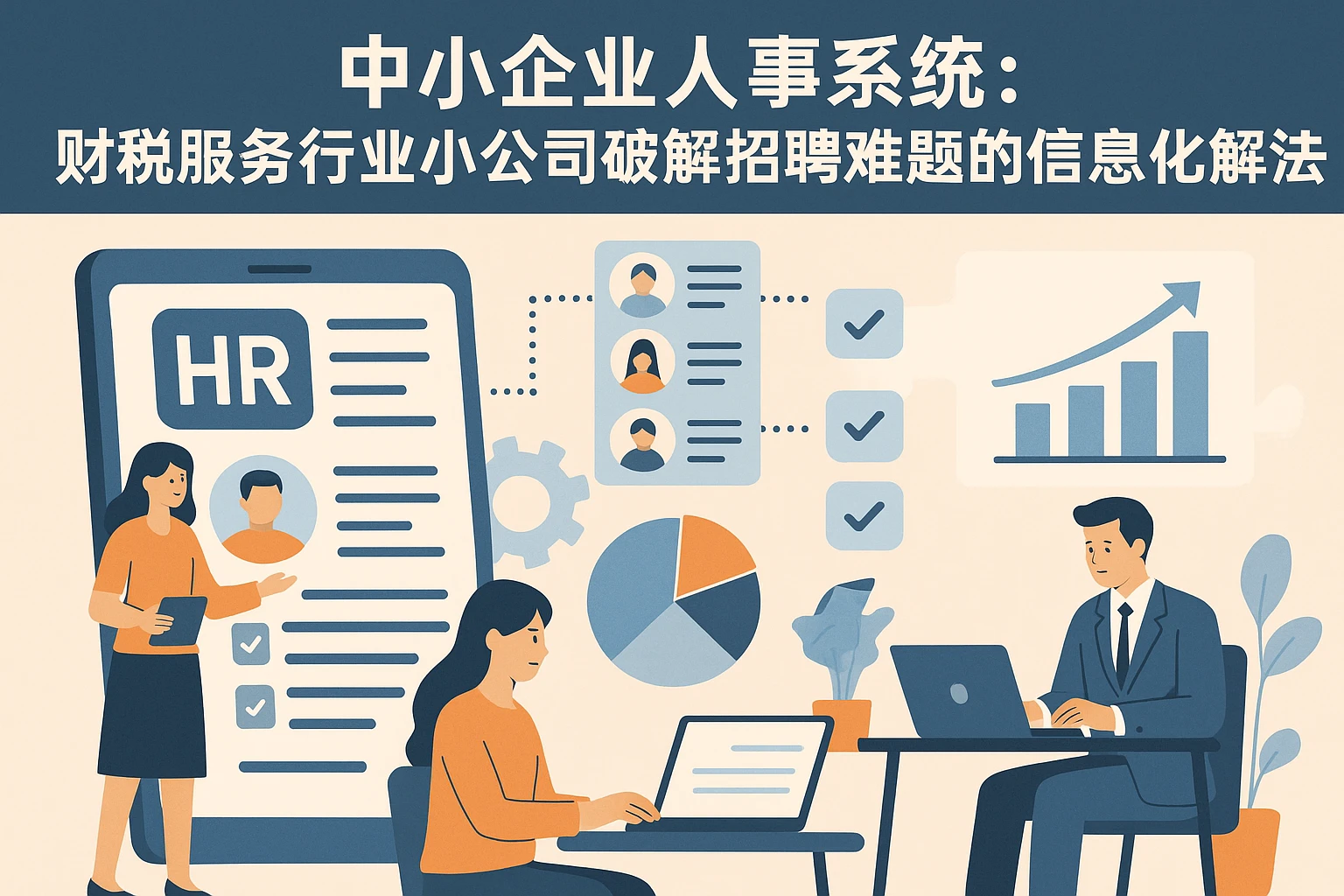中小企业人事系统:财税服务行业小公司破解招聘难题的信息化解法