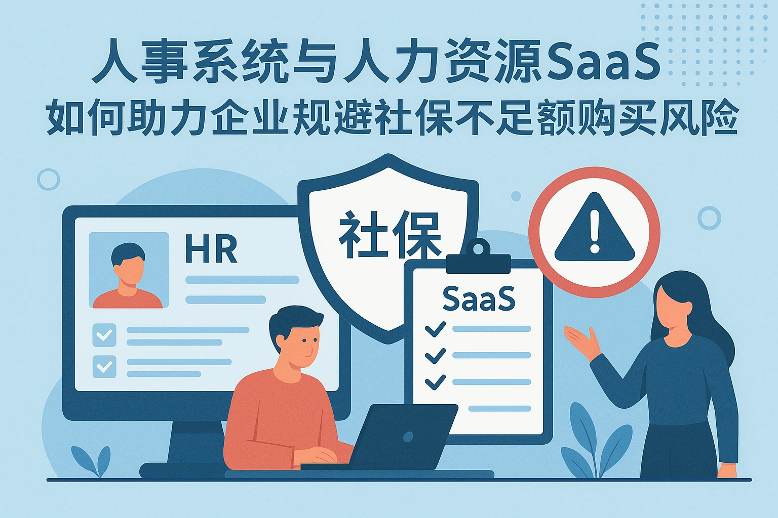 人事系统与人力资源SaaS如何助力企业规避社保不足额购买风险