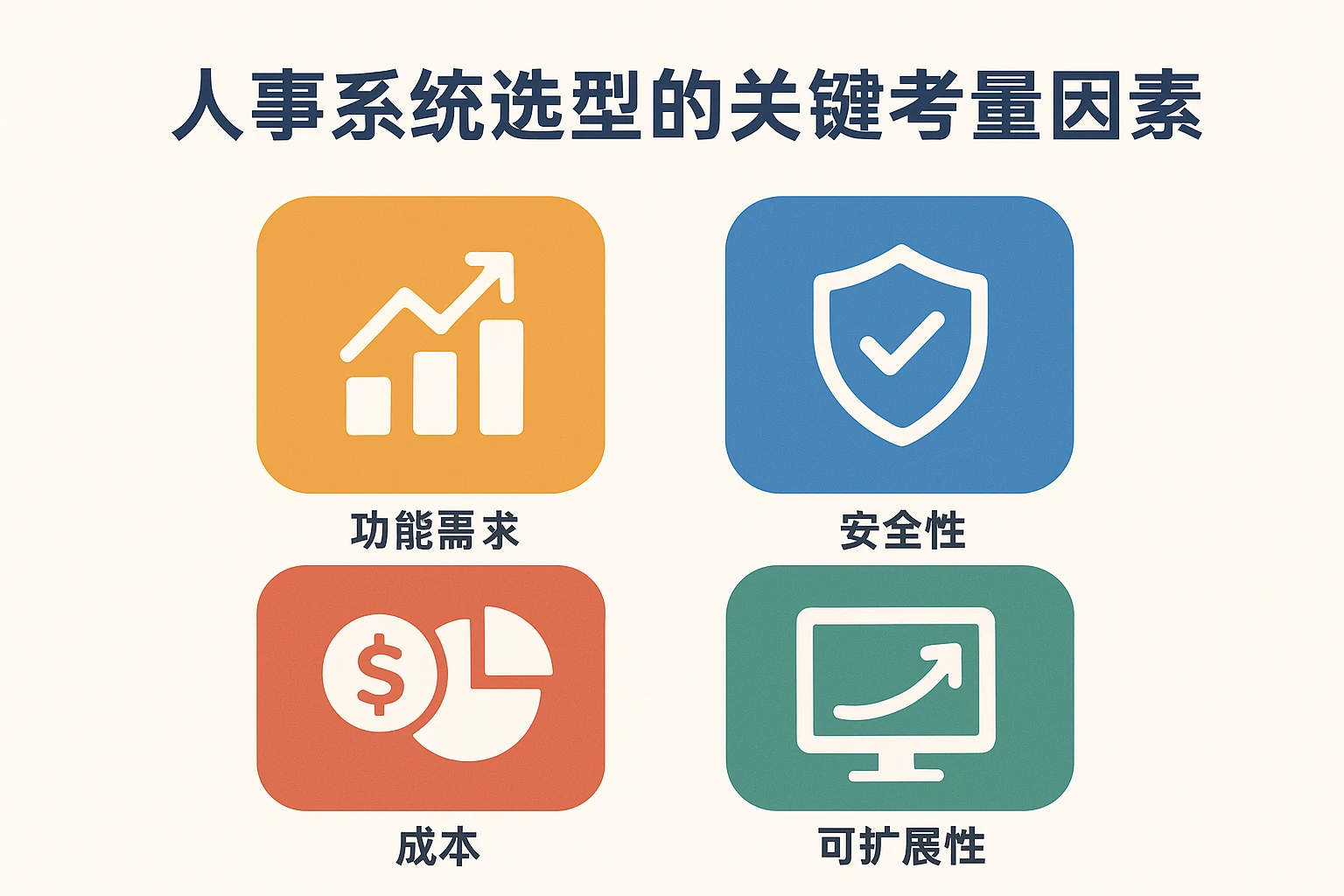 人事系统选型的关键考量因素