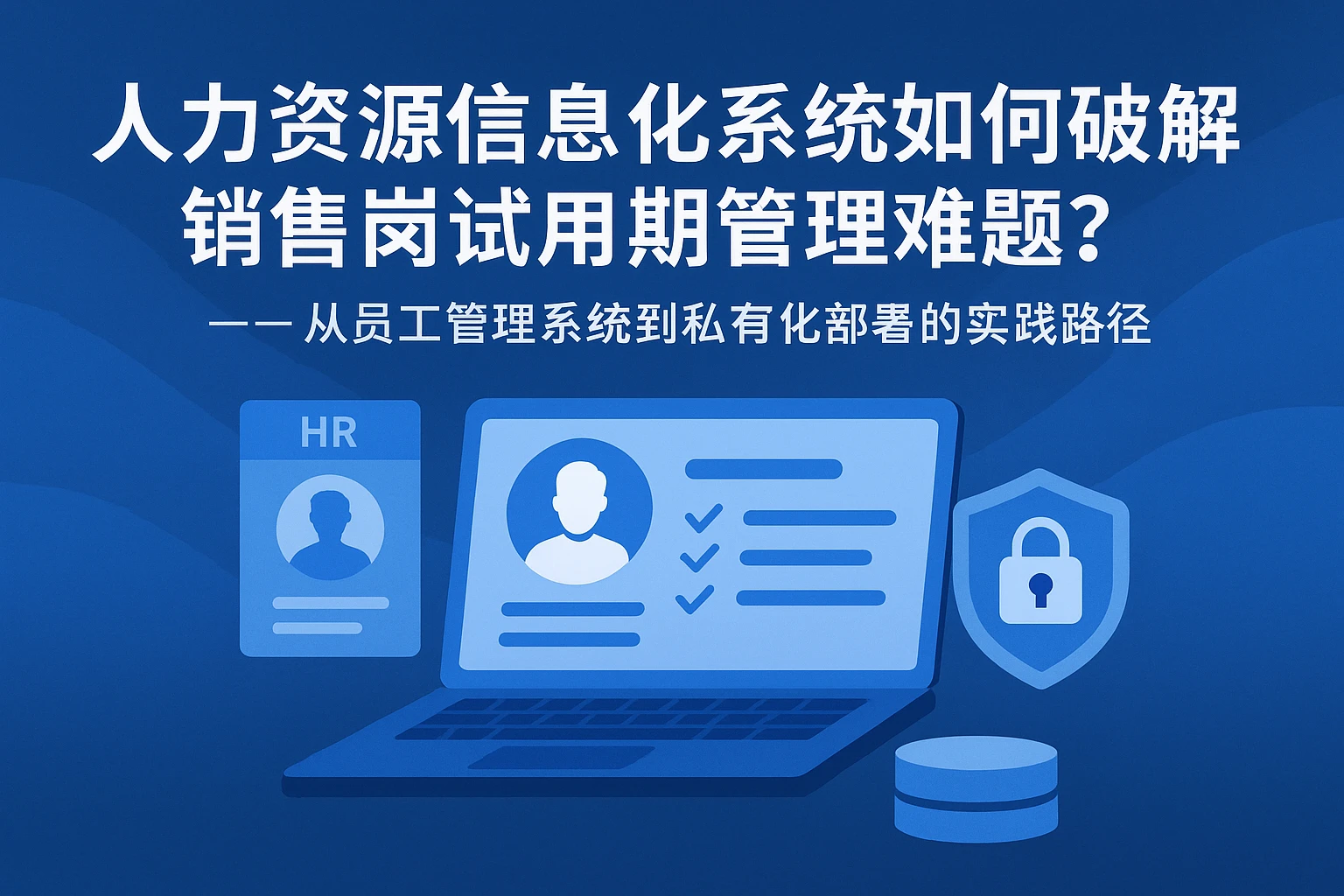 人力资源信息化系统如何破解销售岗试用期管理难题？——从员工管理系统到私有化部署的实践路径