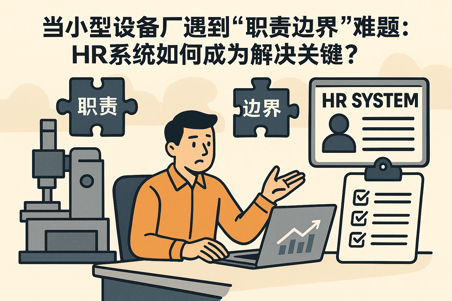 当小型设备厂遇到“职责边界”难题：HR系统如何成为解决关键？