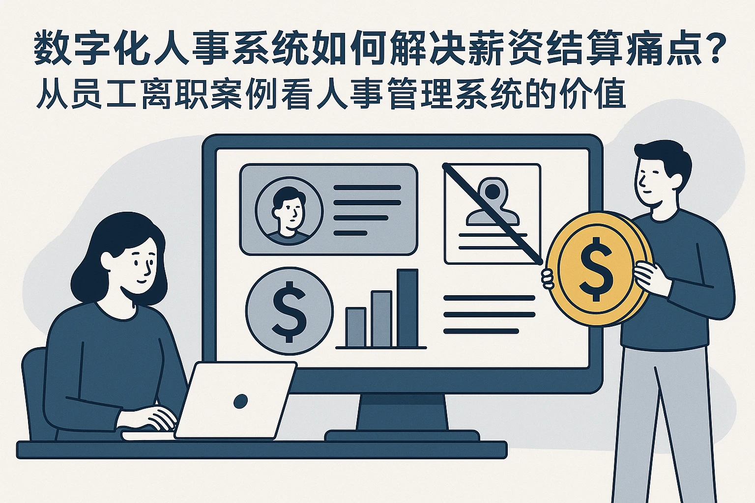 数字化人事系统如何解决薪资结算痛点?从员工离职案例看人事管理系统的价值