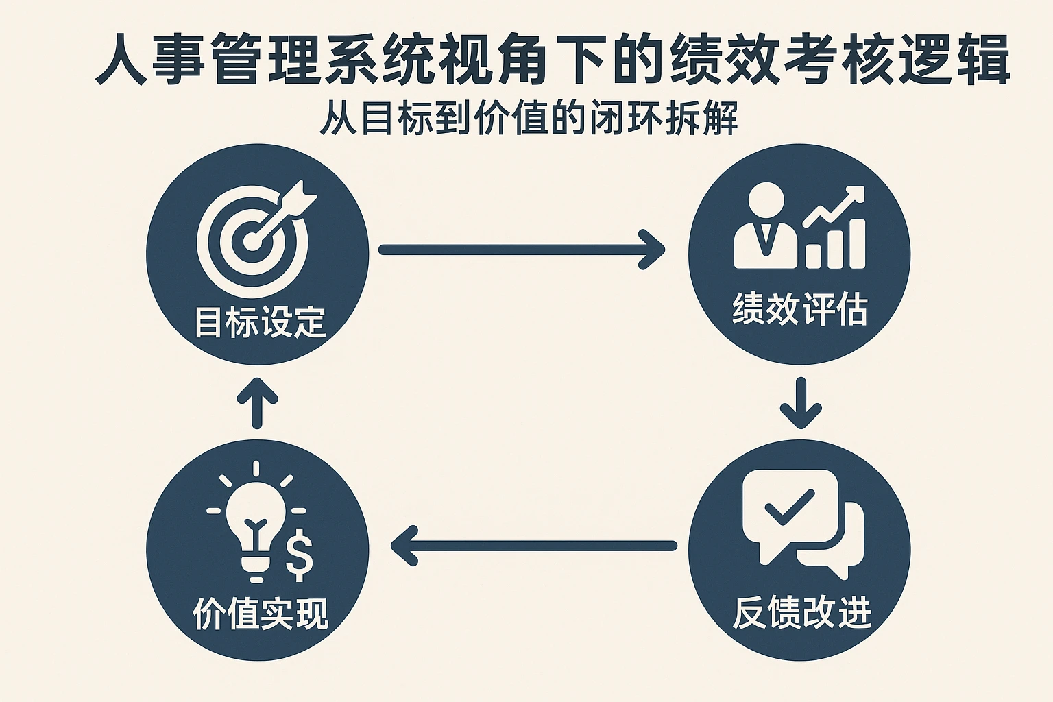 人事管理系统视角下的绩效考核逻辑：从目标到价值的闭环拆解