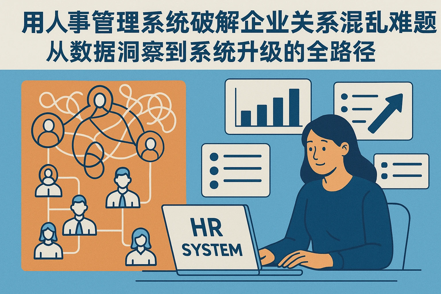 用人事管理系统破解企业关系混乱难题：从数据洞察到系统升级的全路径