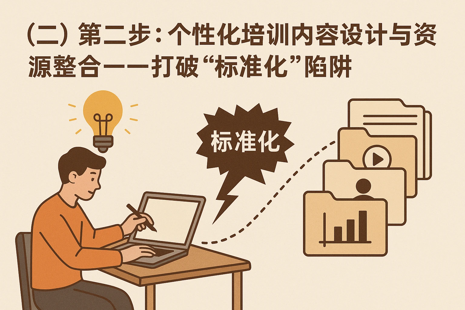 （二）第二步：个性化培训内容设计与资源整合——打破“标准化”陷阱