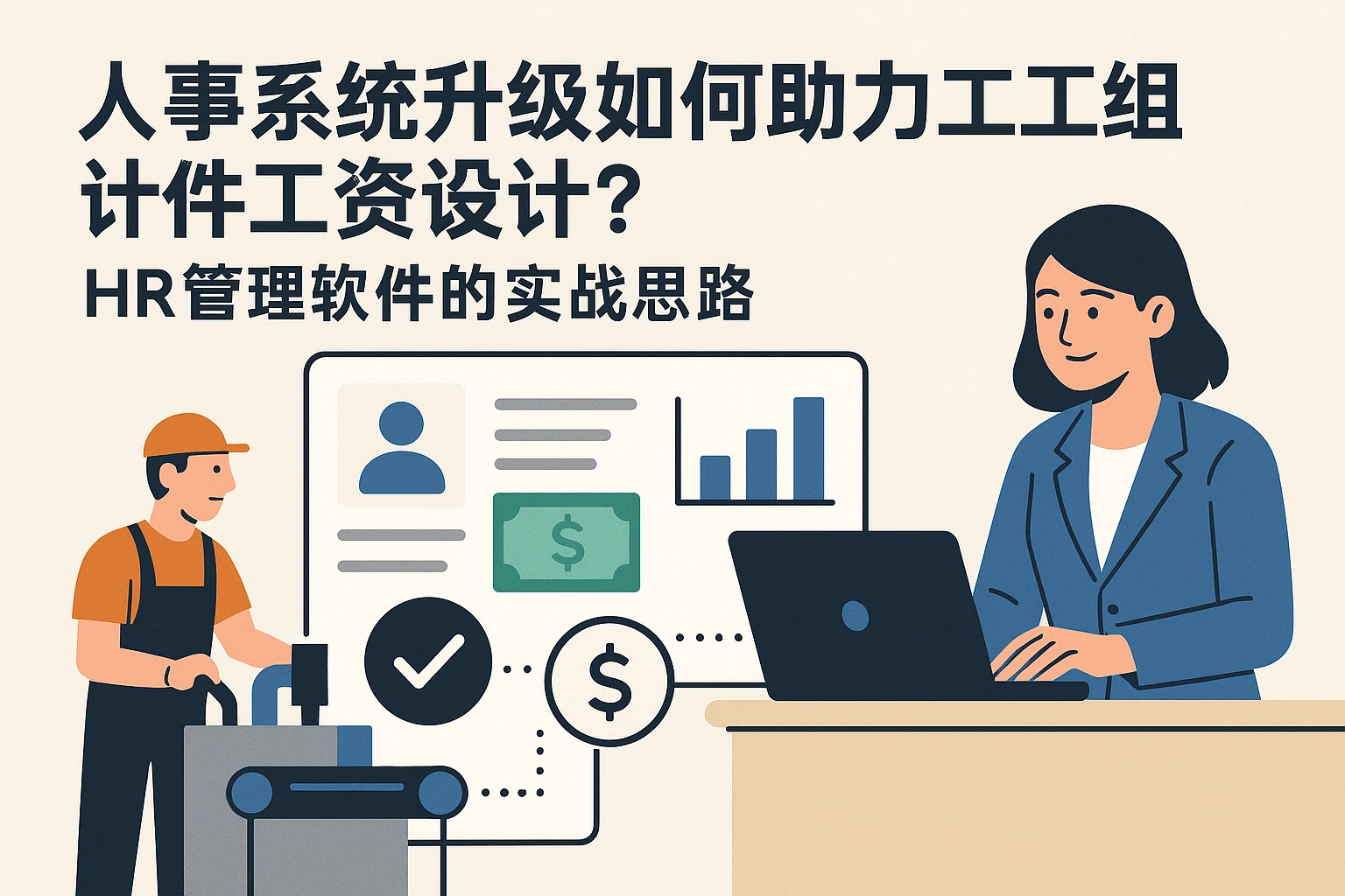 人事系统升级如何助力加工组计件工资设计？HR管理软件的实战思路