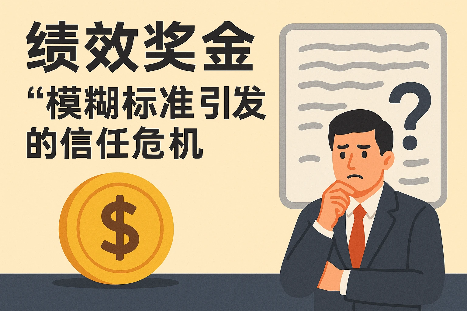 2. 绩效奖金：“模糊标准”引发的信任危机