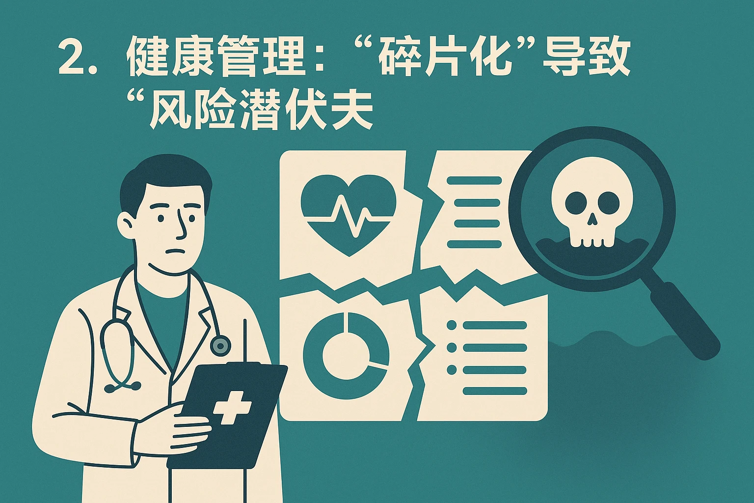 2. 健康管理：“碎片化”导致“风险潜伏”