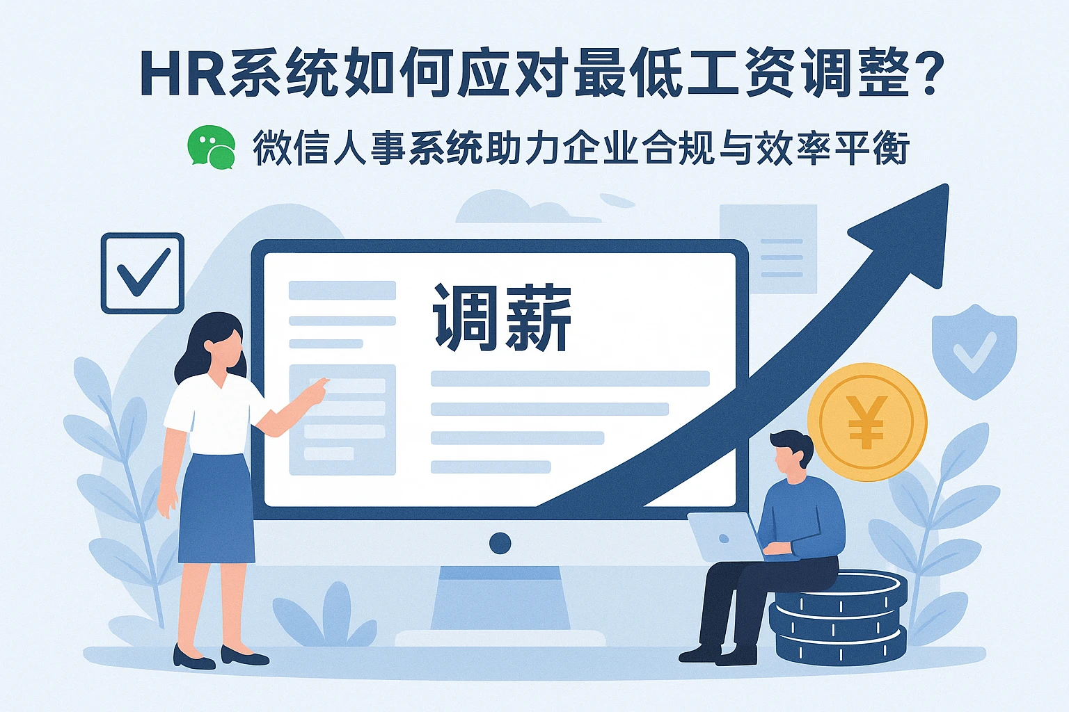 HR系统如何应对最低工资调整？微信人事系统助力企业合规与效率平衡