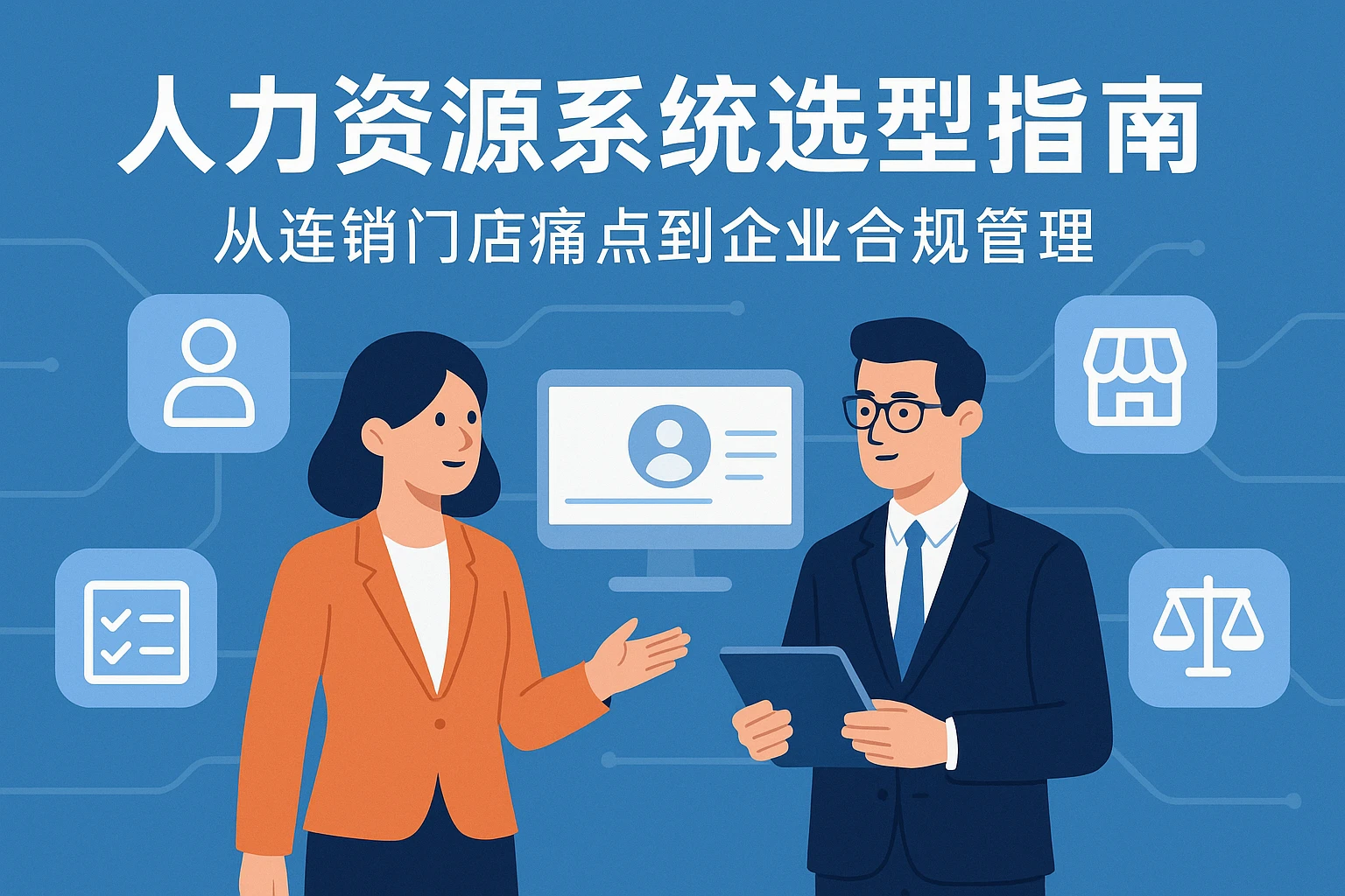 人力资源系统选型指南：从连锁门店痛点到企业合规管理