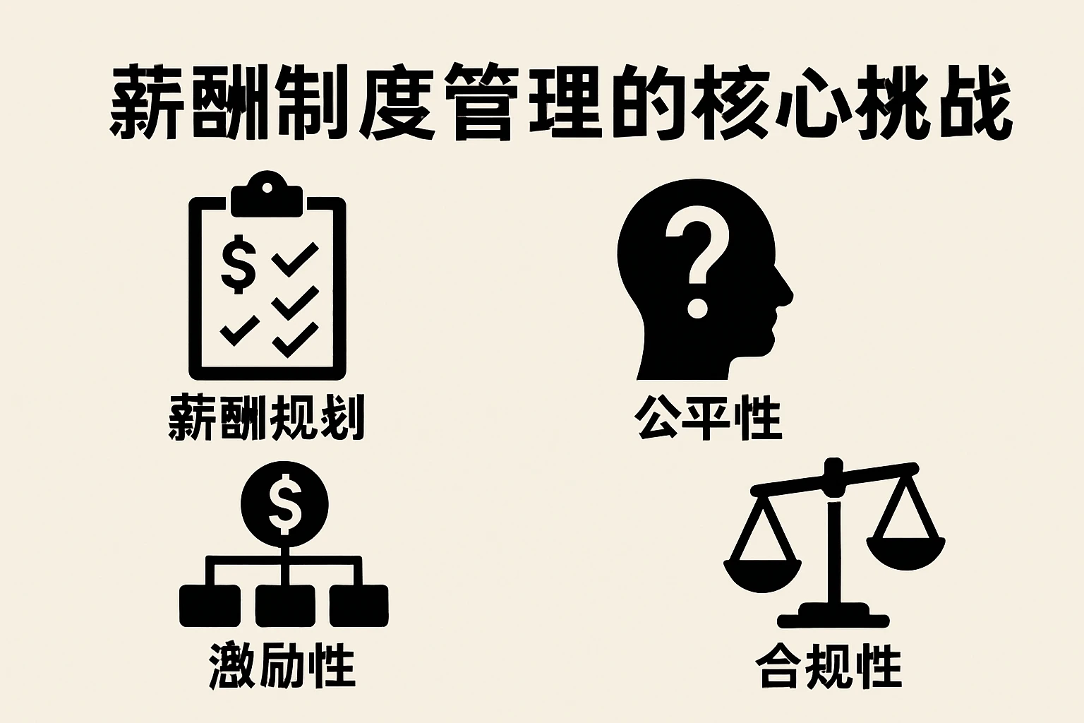 薪酬制度管理的核心挑战