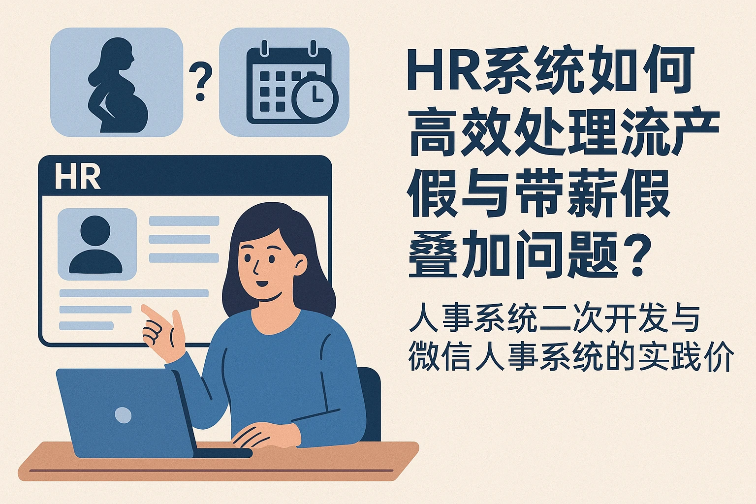 HR系统如何高效处理流产假与带薪假叠加问题？人事系统二次开发与微信人事系统的实践价值