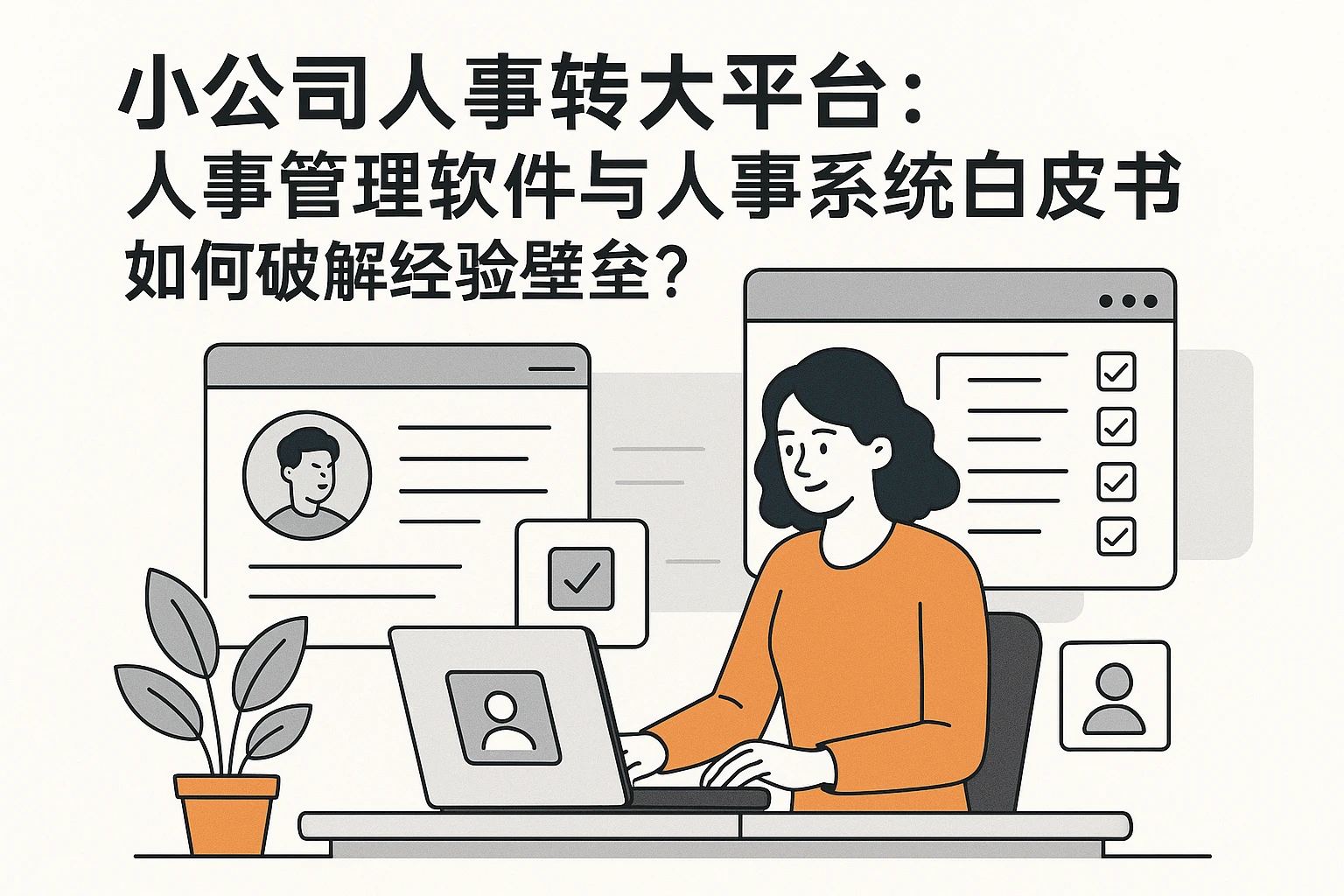 小公司人事转大平台：人事管理软件与人事系统白皮书如何破解经验壁垒？
