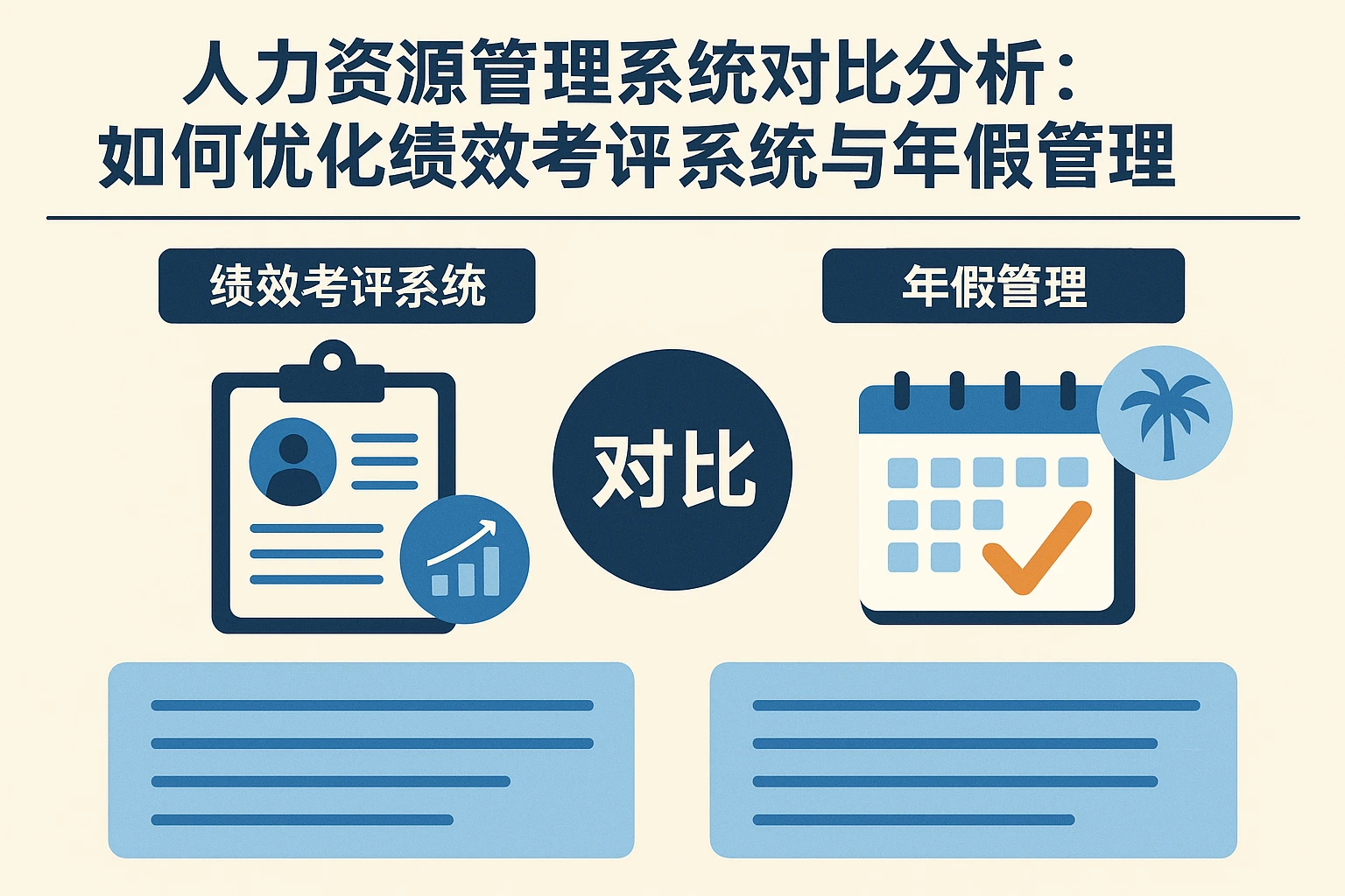 人力资源管理系统对比分析:如何优化绩效考评系统与年假管理