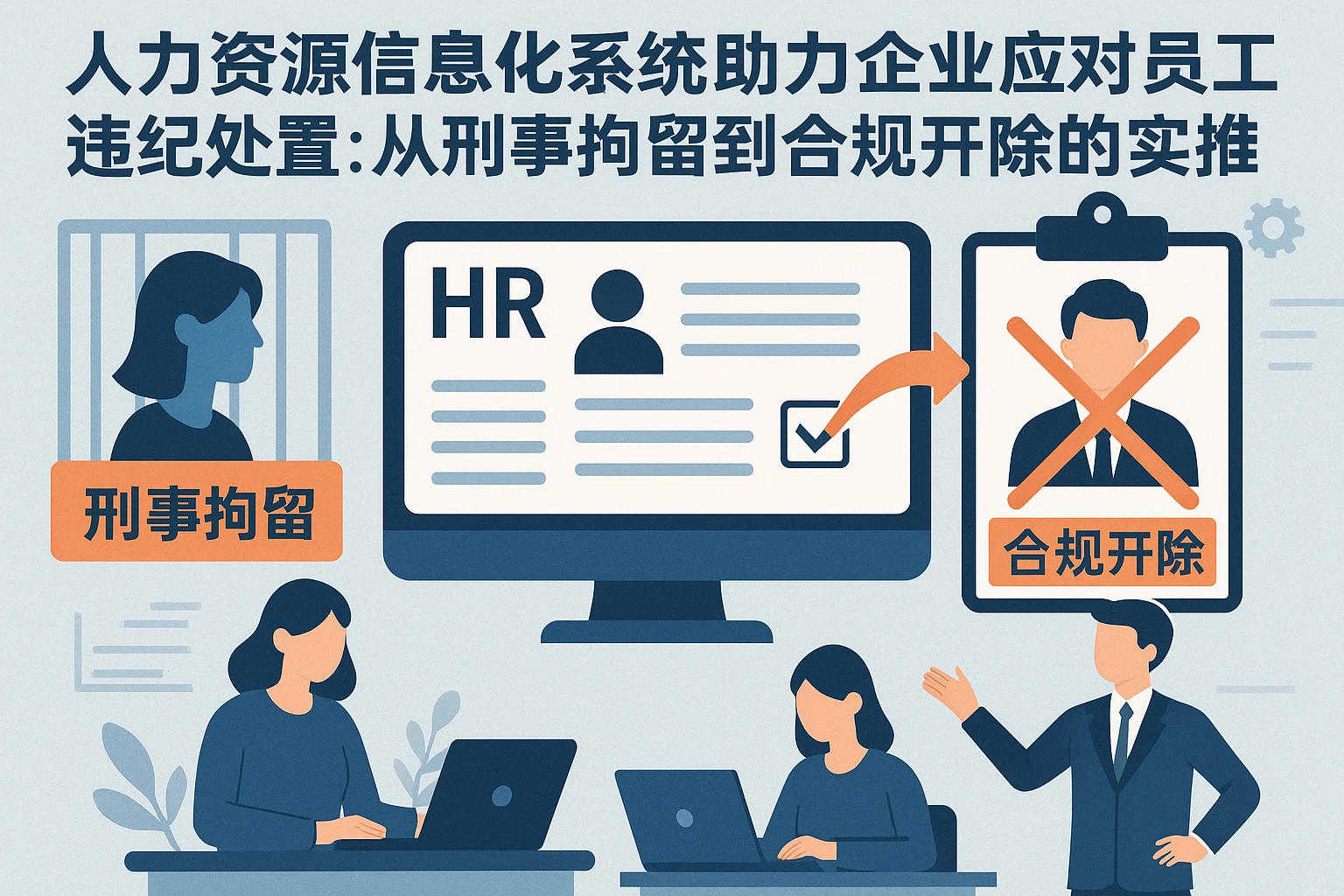 人力资源信息化系统助力企业应对员工违纪处置：从刑事拘留到合规开除的实操指南