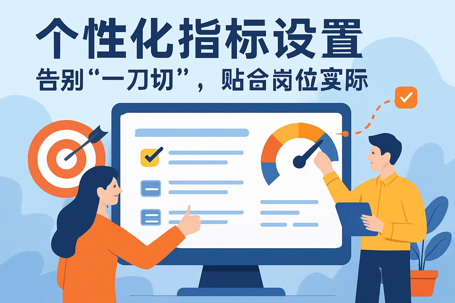 2. 个性化指标设置：告别“一刀切”，贴合岗位实际