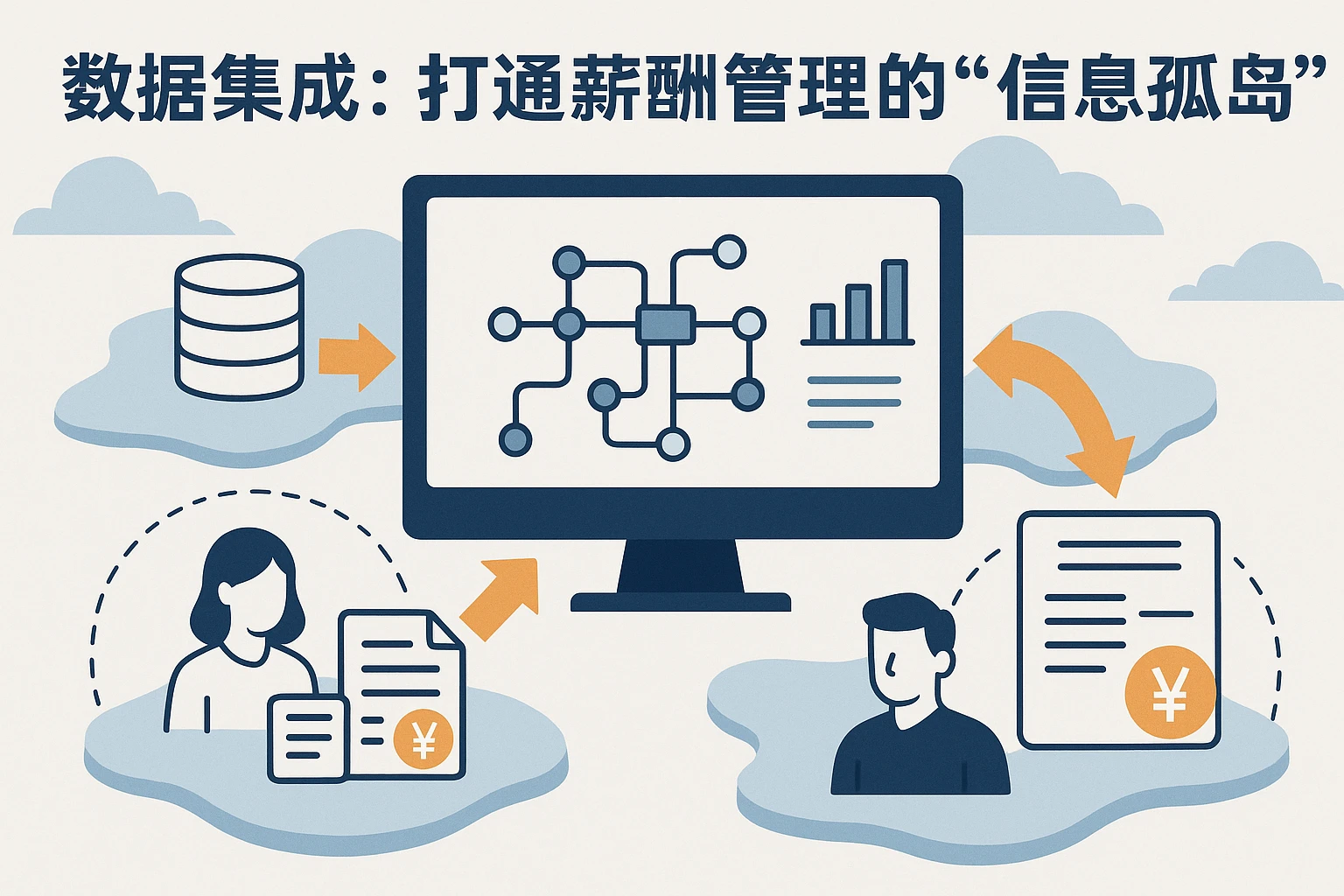 2. 数据集成:打通薪酬管理的“信息孤岛”