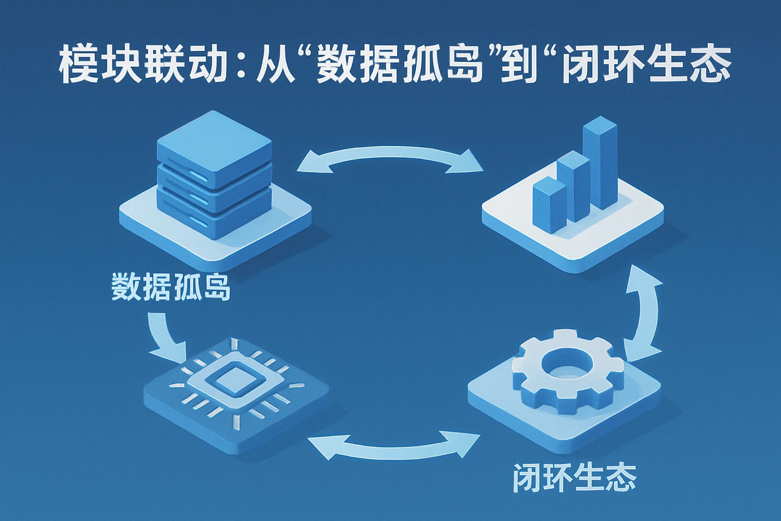 2. 模块联动:从“数据孤岛”到“闭环生态”