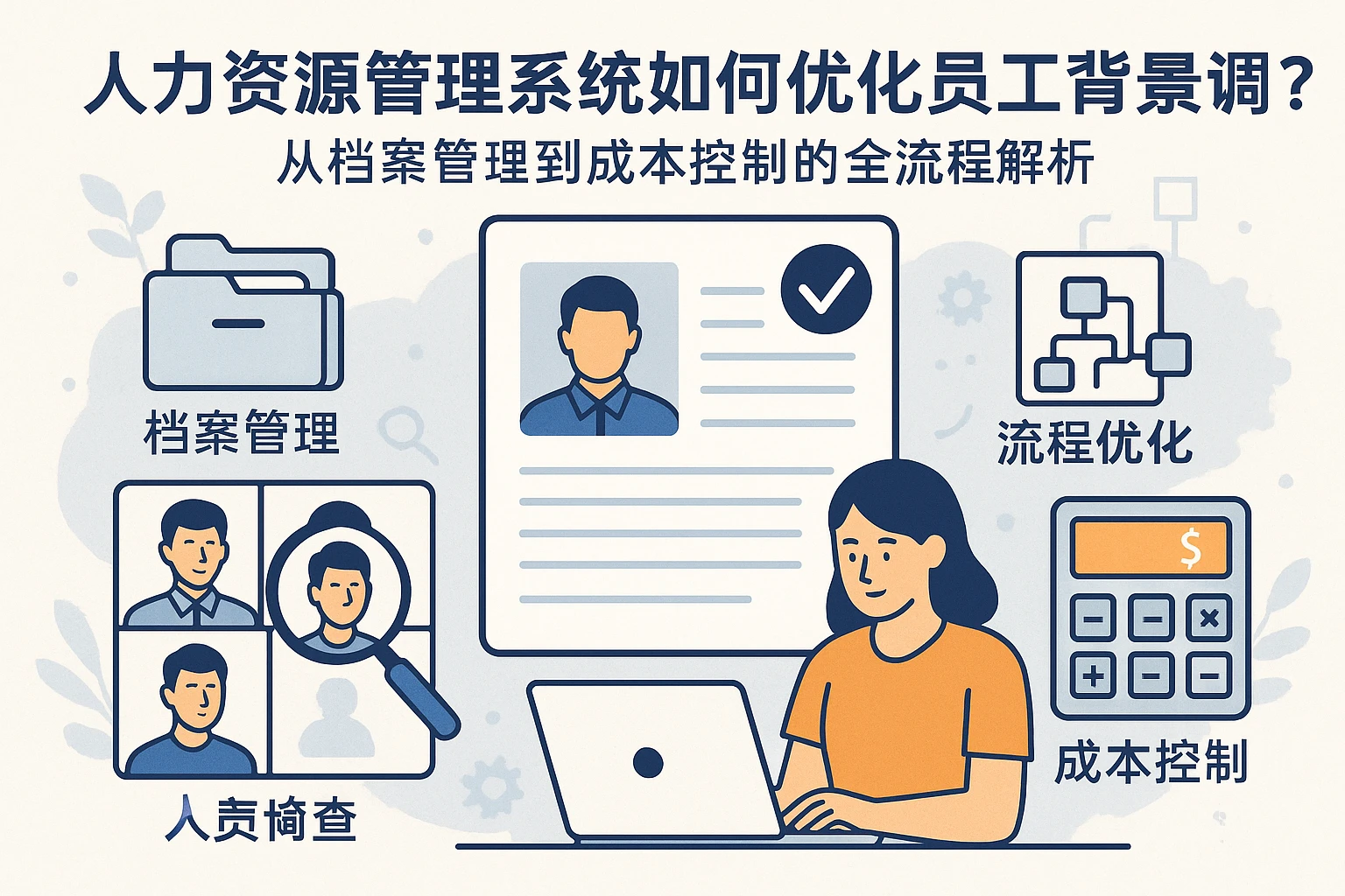 人力资源管理系统如何优化员工背景调查？从档案管理到成本控制的全流程解析