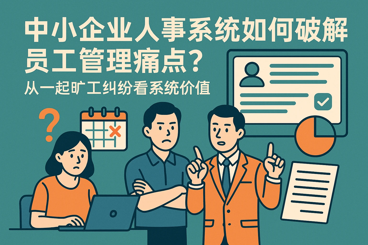 中小企业人事系统如何破解员工管理痛点？从一起旷工纠纷看系统价值