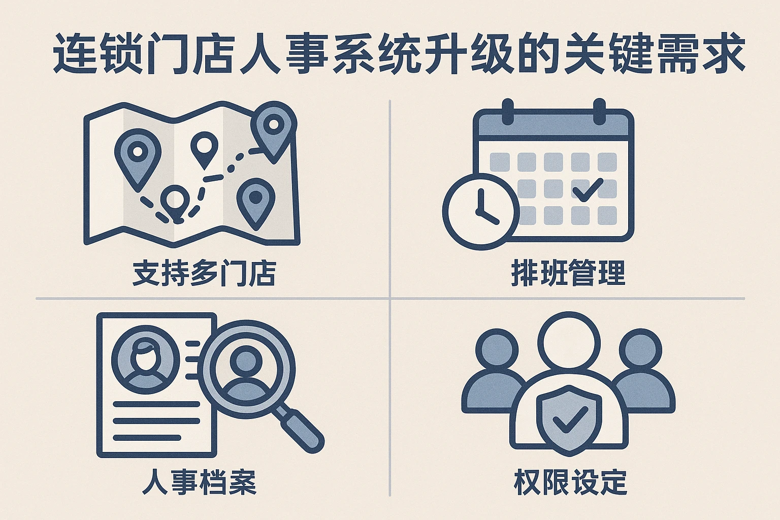 连锁门店人事系统升级的关键需求