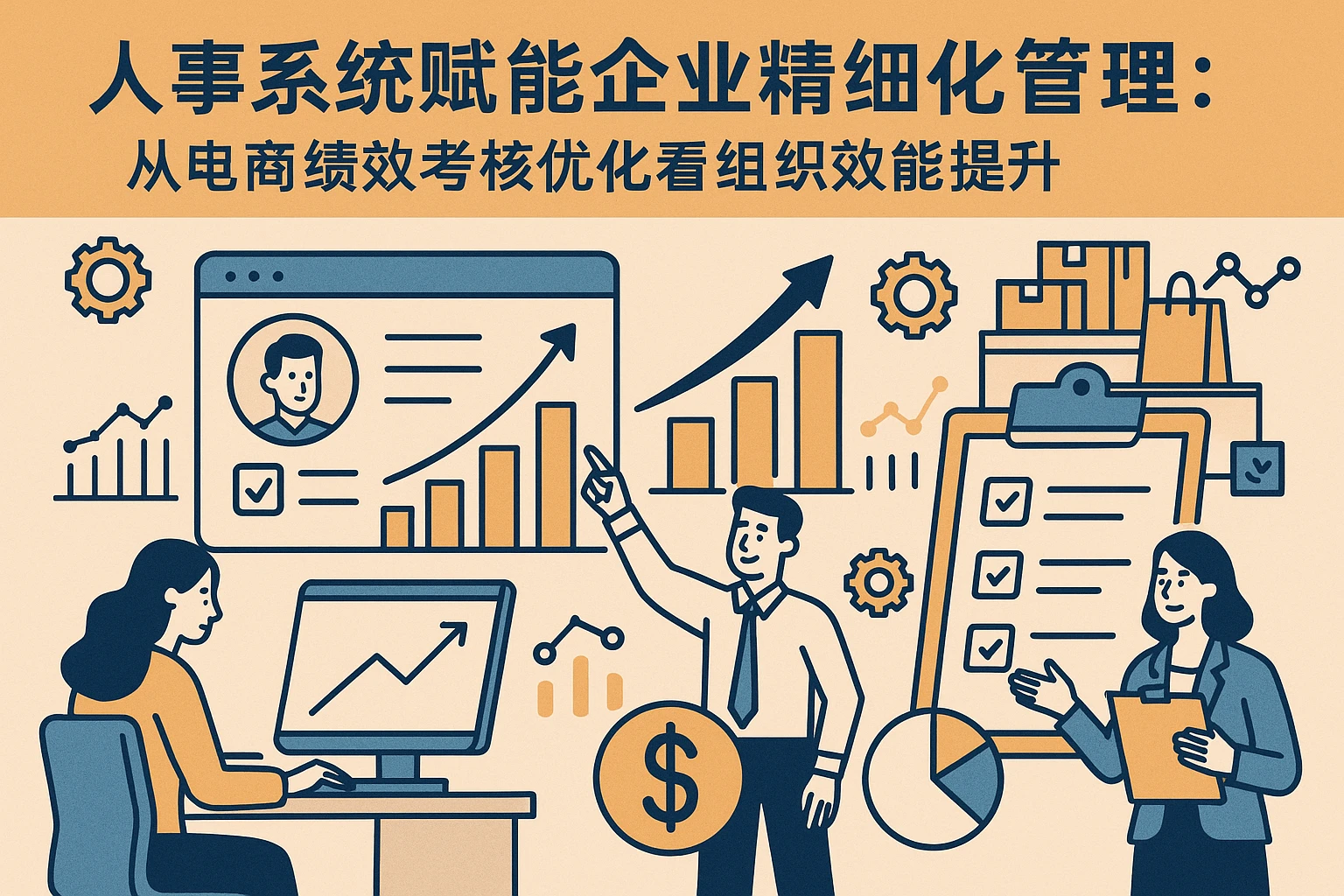 人事系统赋能企业精细化管理：从电商绩效考核优化看组织效能提升